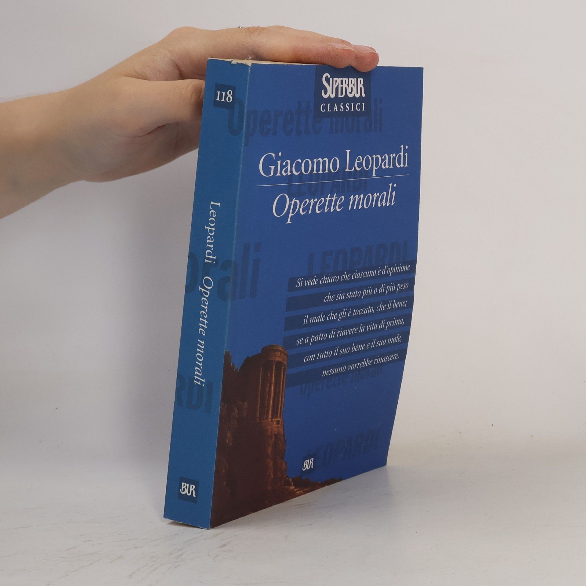 Giacomo Leopardi BUR Superbur classici - 118: Operette morali
