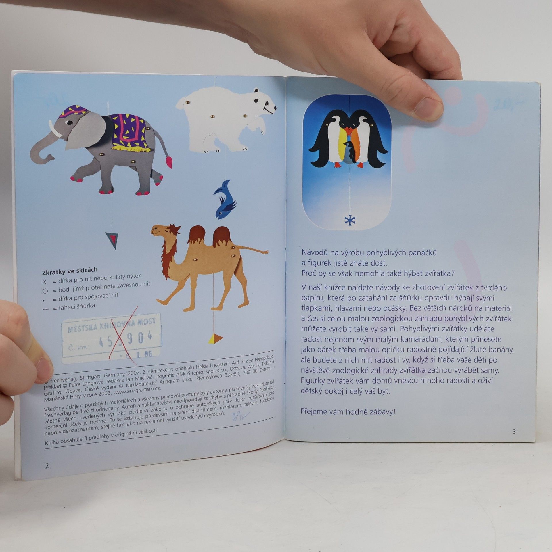 Helga Lucassen Pohyblivá ZOO: figurky z papíru