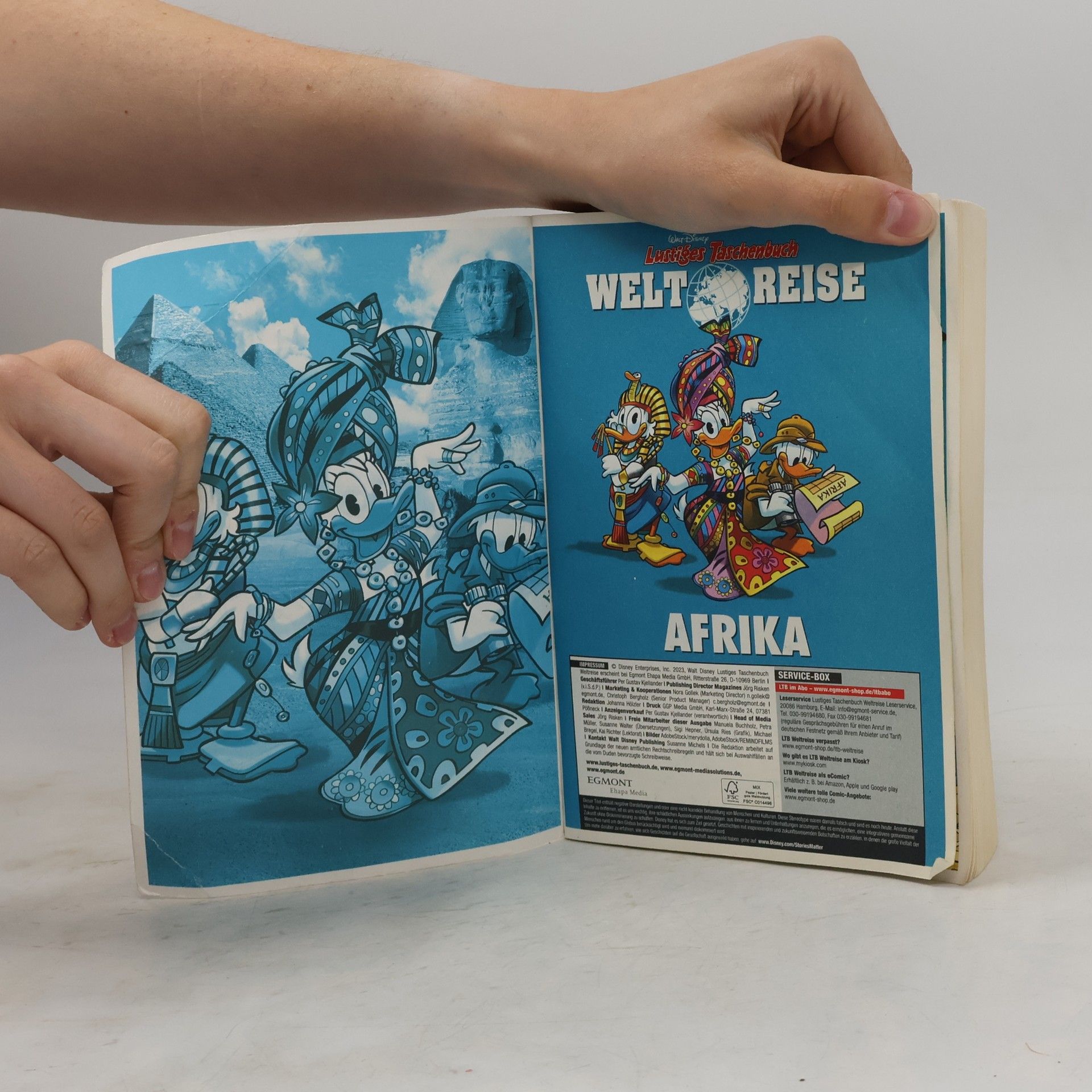 Walt Disney Lustiges Taschenbuch Welt Reise. Afrika