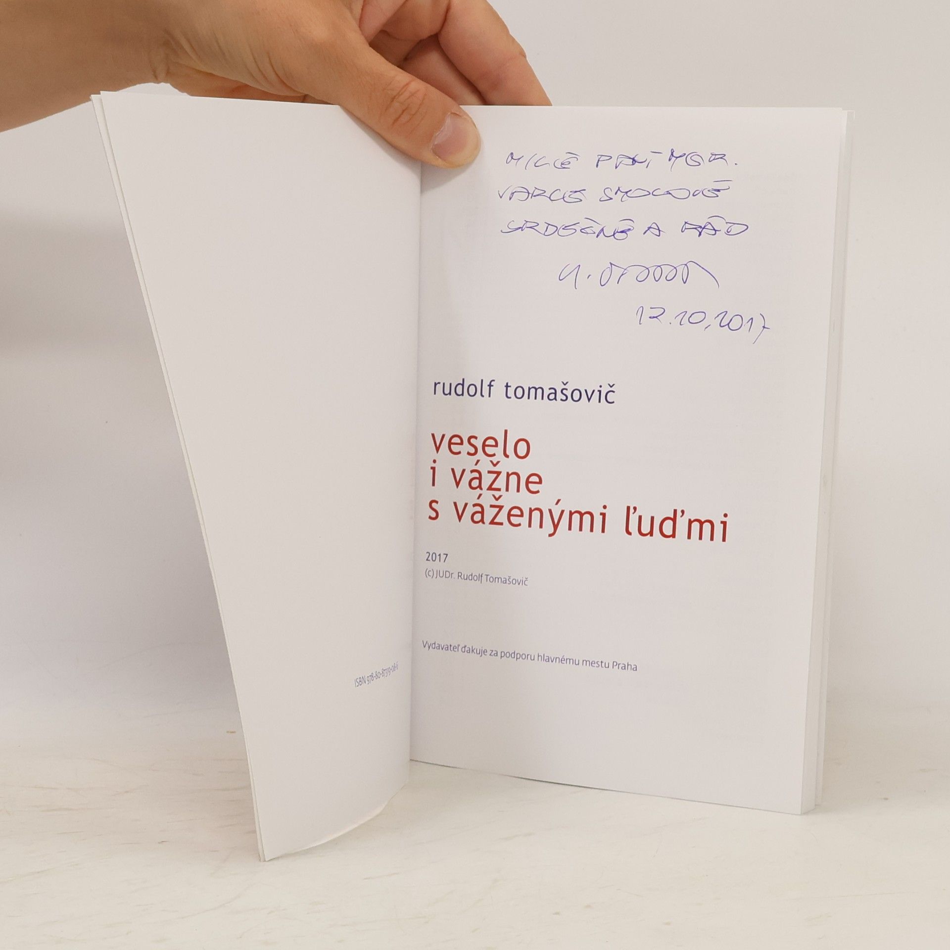 Rudolf Tomašovič Veselo i vážne s váženými ľuďmi