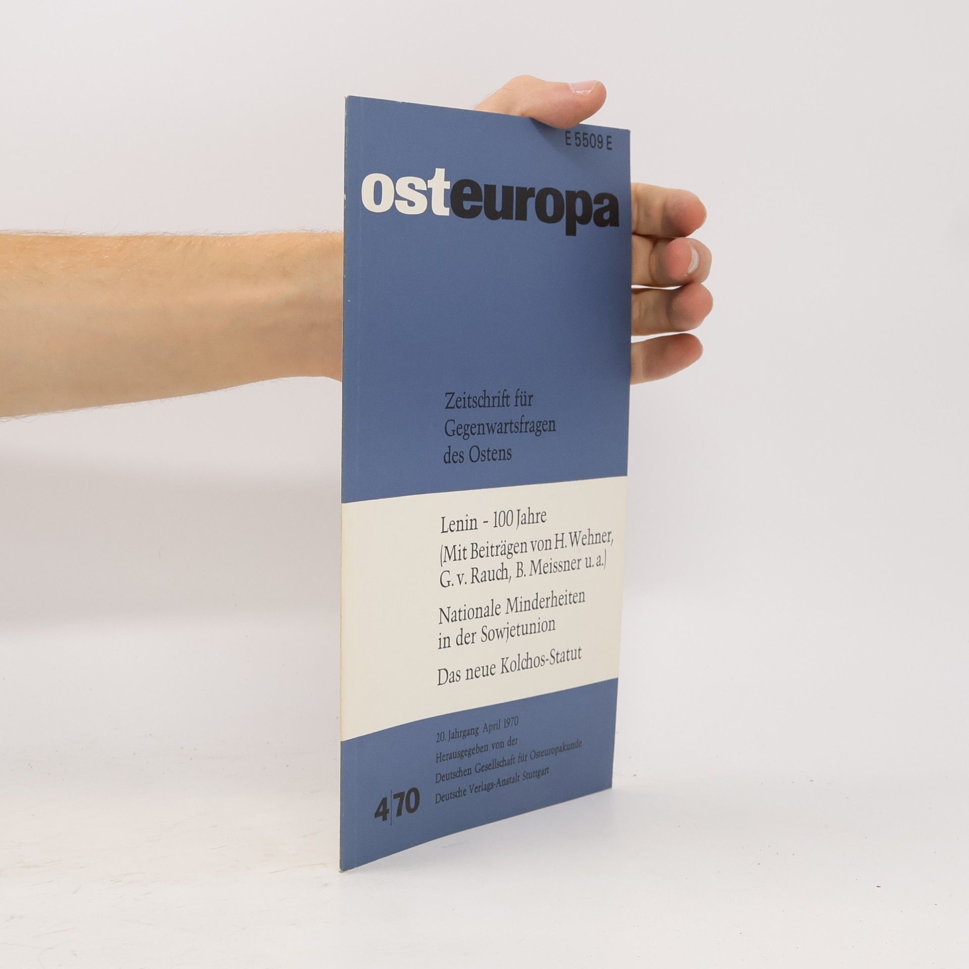 kolektiv Osteuropa. Zeitschrift für Gegenwartsfragen des Ostens 4/70