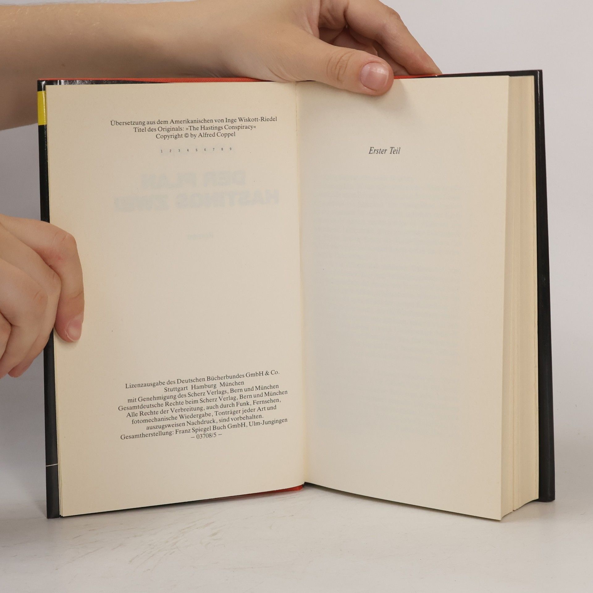 Alfred Coppel Der Plan Hastings zwei