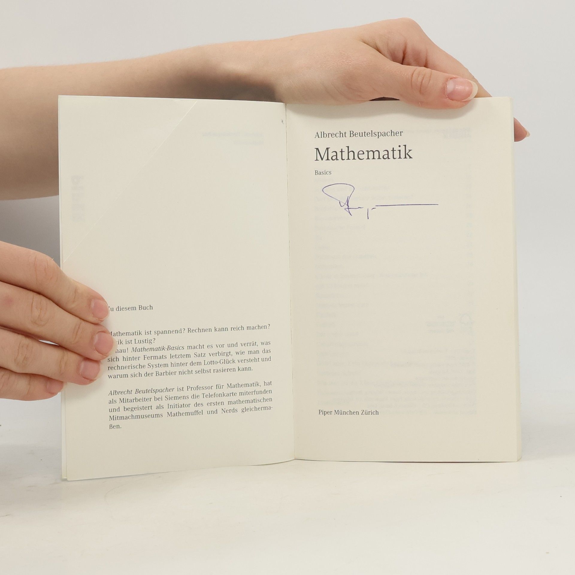 Albrecht Beutelspacher Mathematik