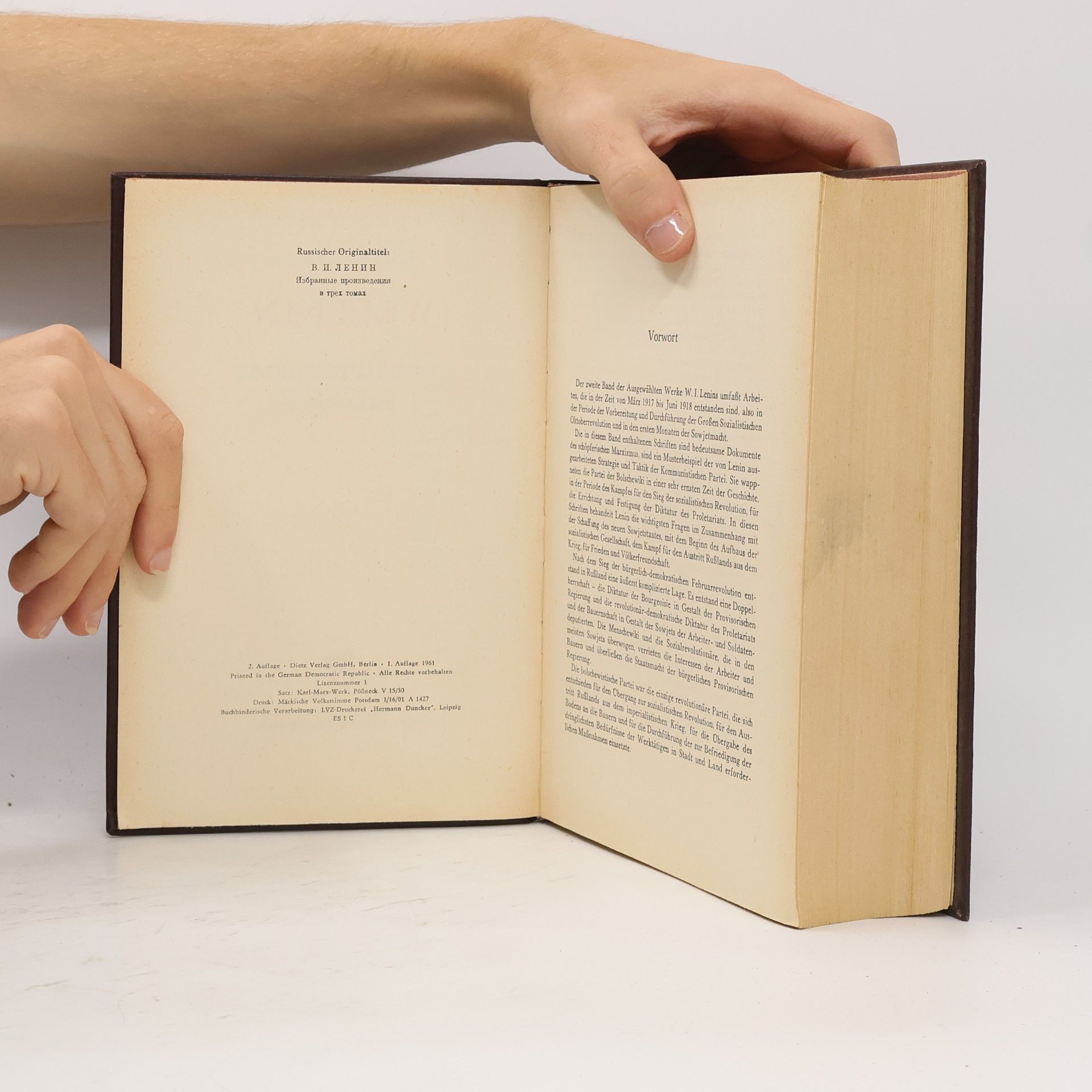 Vladimir Lenin Ausgewählte Werke. Band II