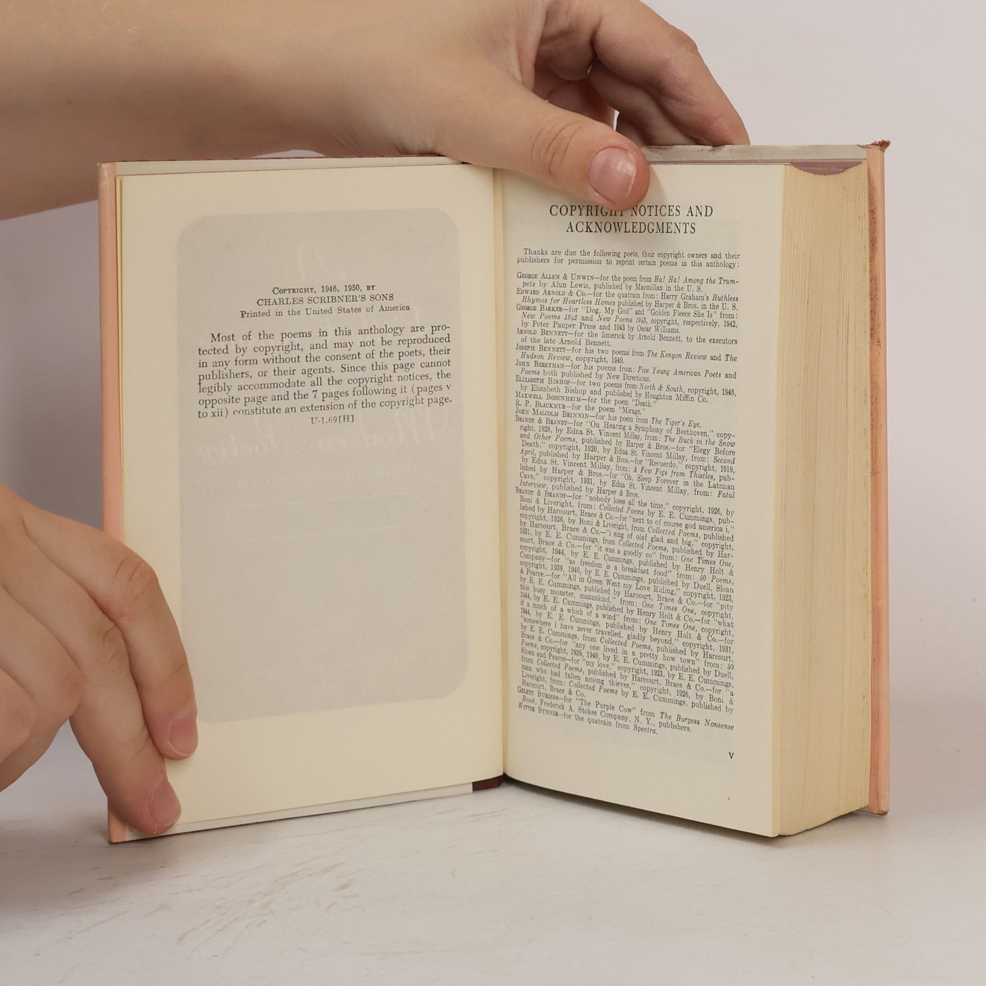 Oscar Williams A Little Treasury of Modern Poetry