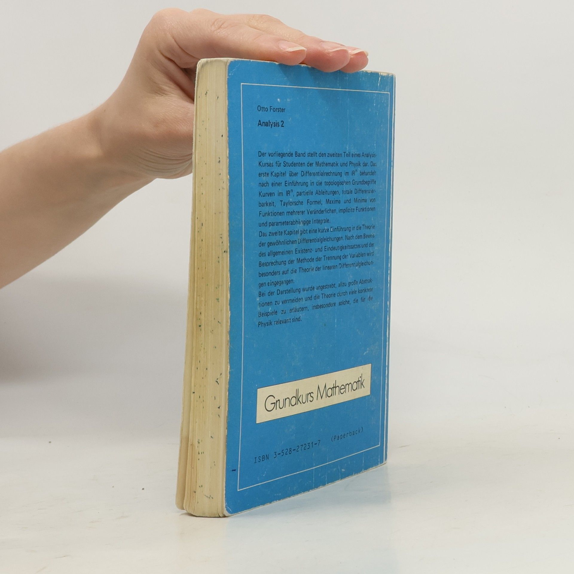 Otto Forster Vieweg Studium: Analysis 2