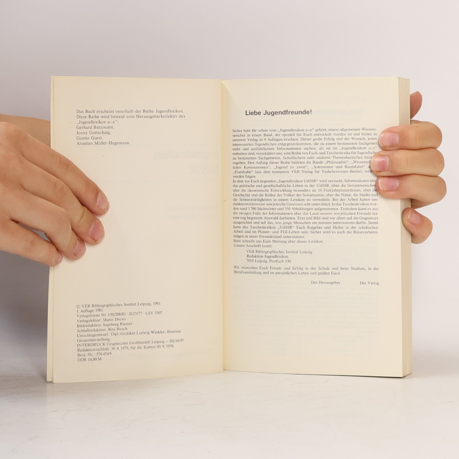 Gerhard Butzmann Jugendlexikon UdSSR