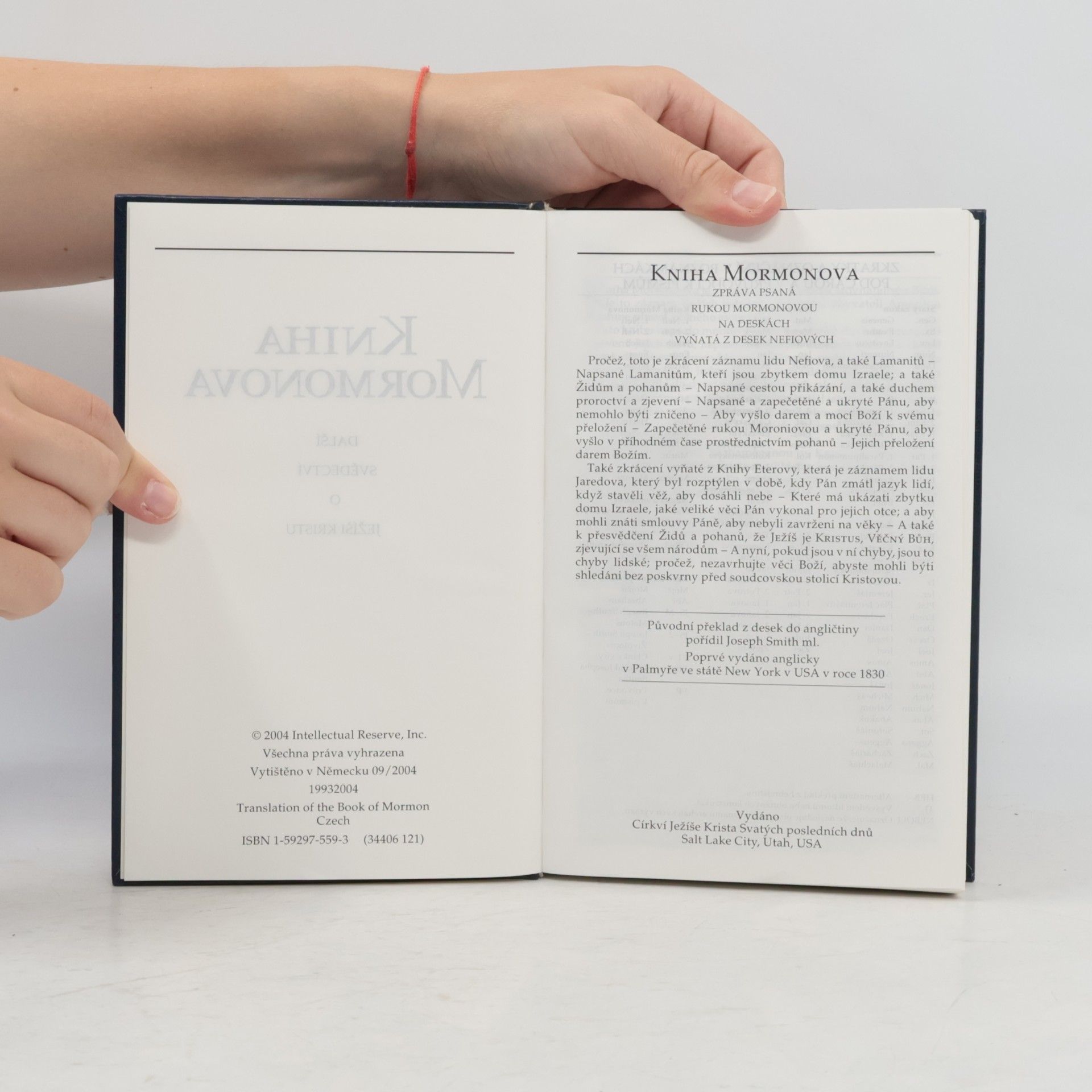 Autores varios Kniha Mormonova. Další svědectví o Ježíši Kristu