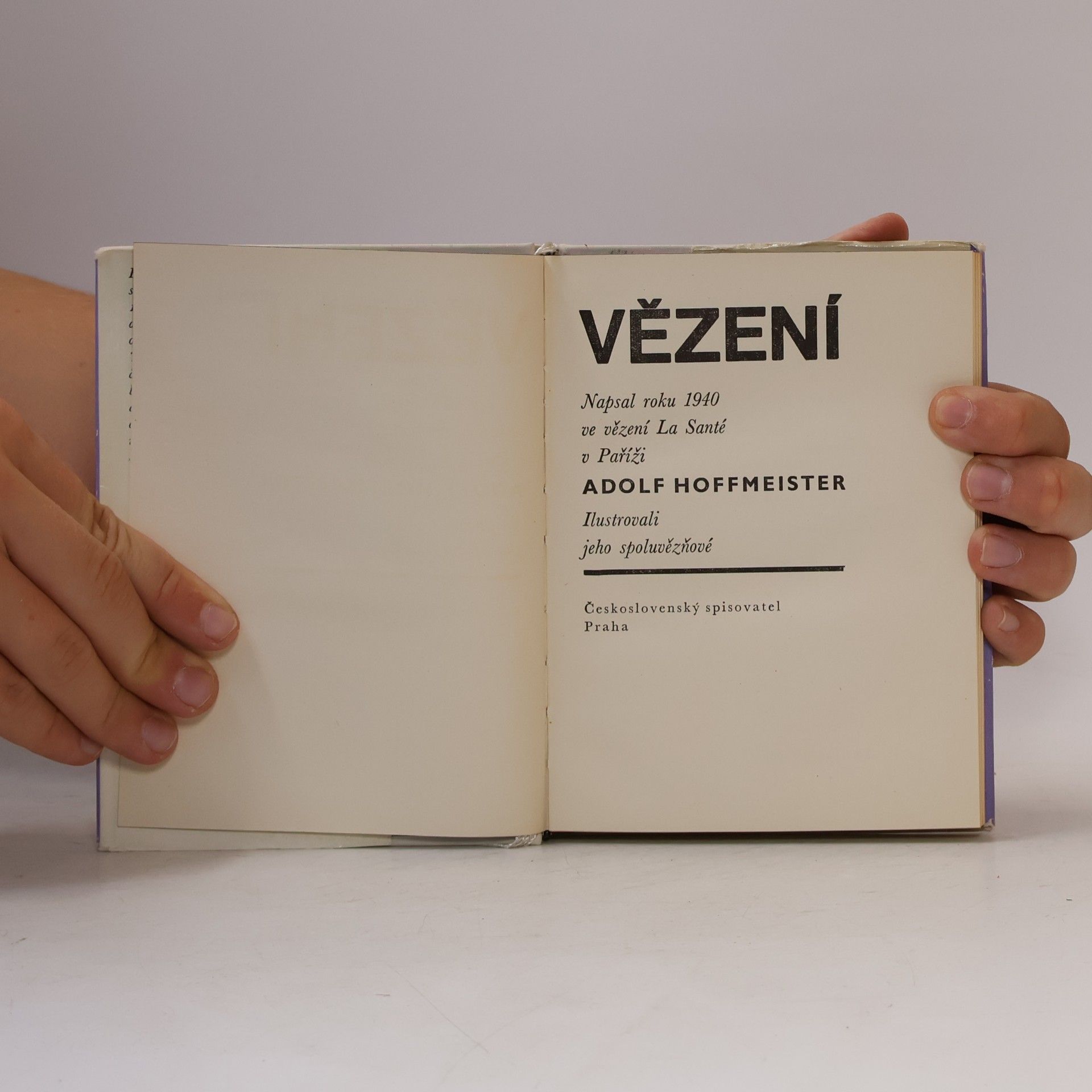 Adolf Hoffmeister Vězení