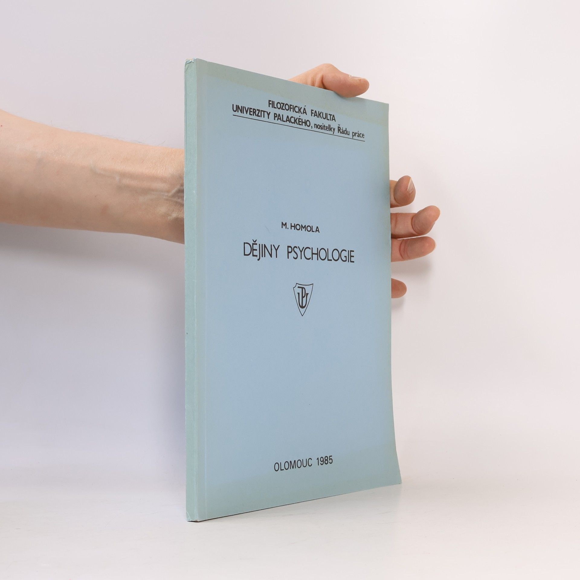 M. Homola Dějiny psychologie