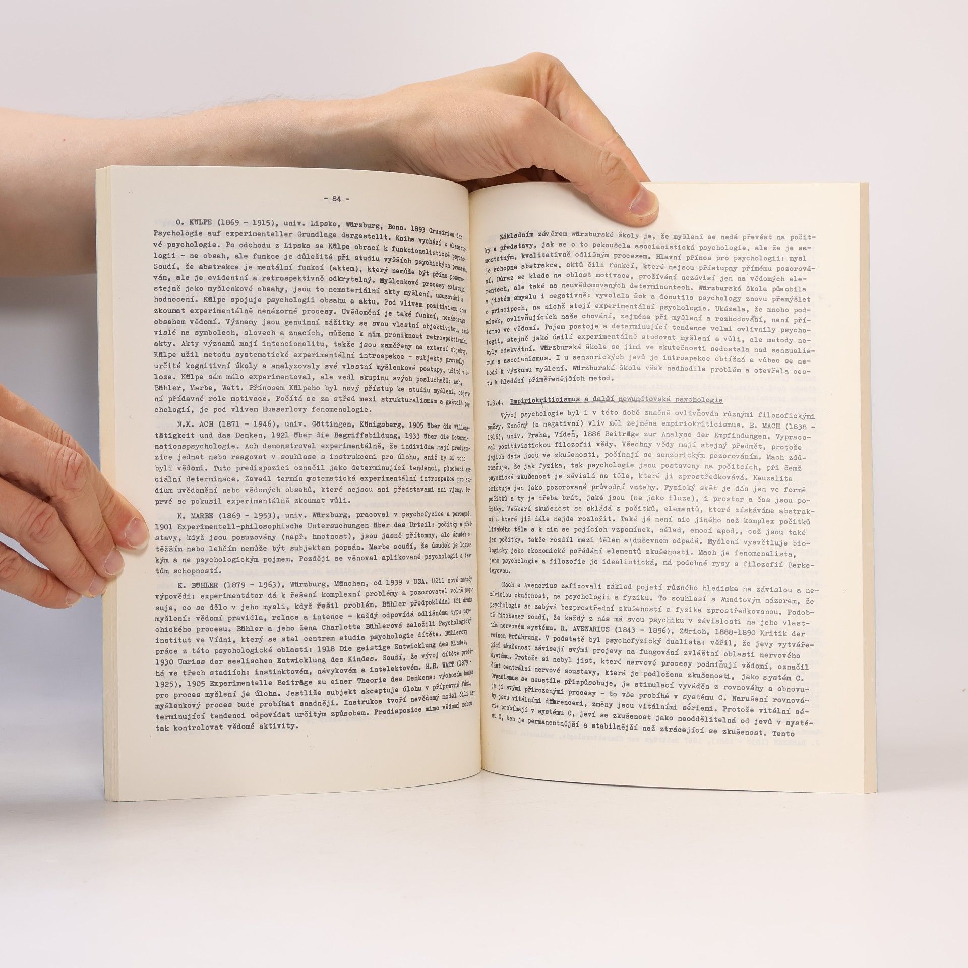 M. Homola Dějiny psychologie