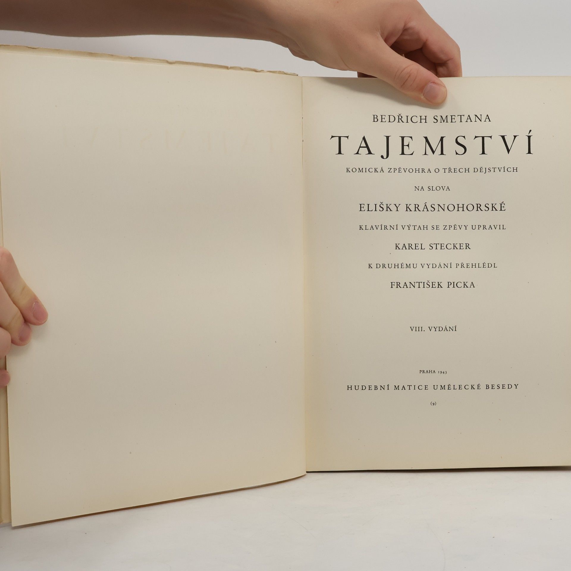 Bedřich Smetana Tajemství