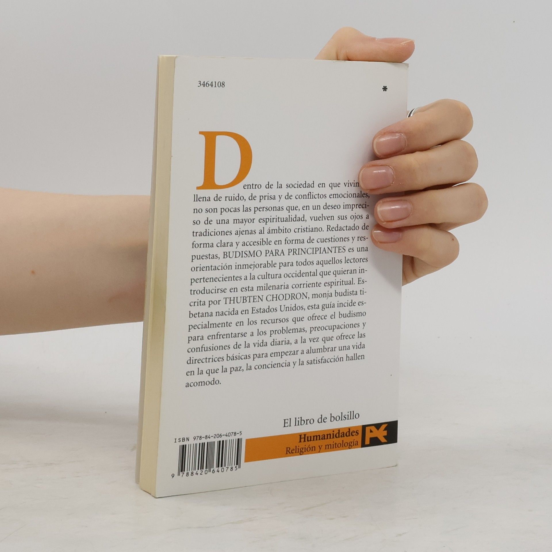 Chödrön Thubten El Libro De Bolsillo - Humanidades - 4108: Budismo para principiantes