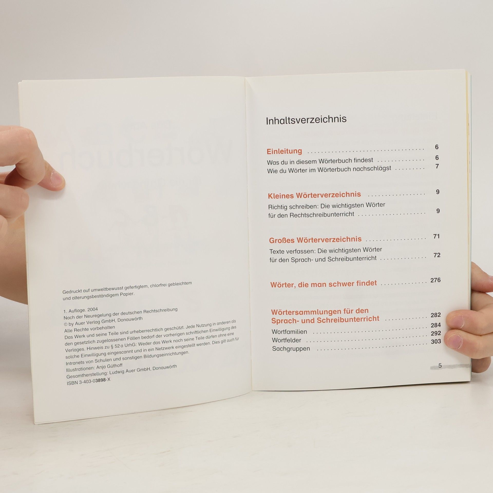 Nicoline Hortzitz Das Auer-Wörterbuch für die Grundschule