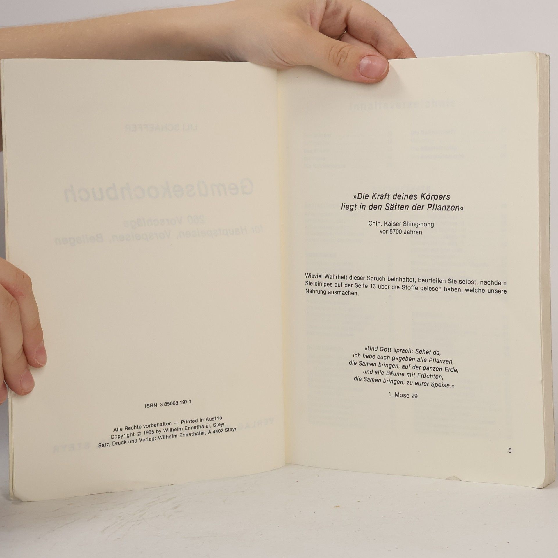 Lili Schaeffer Gemüse-Kochbuch