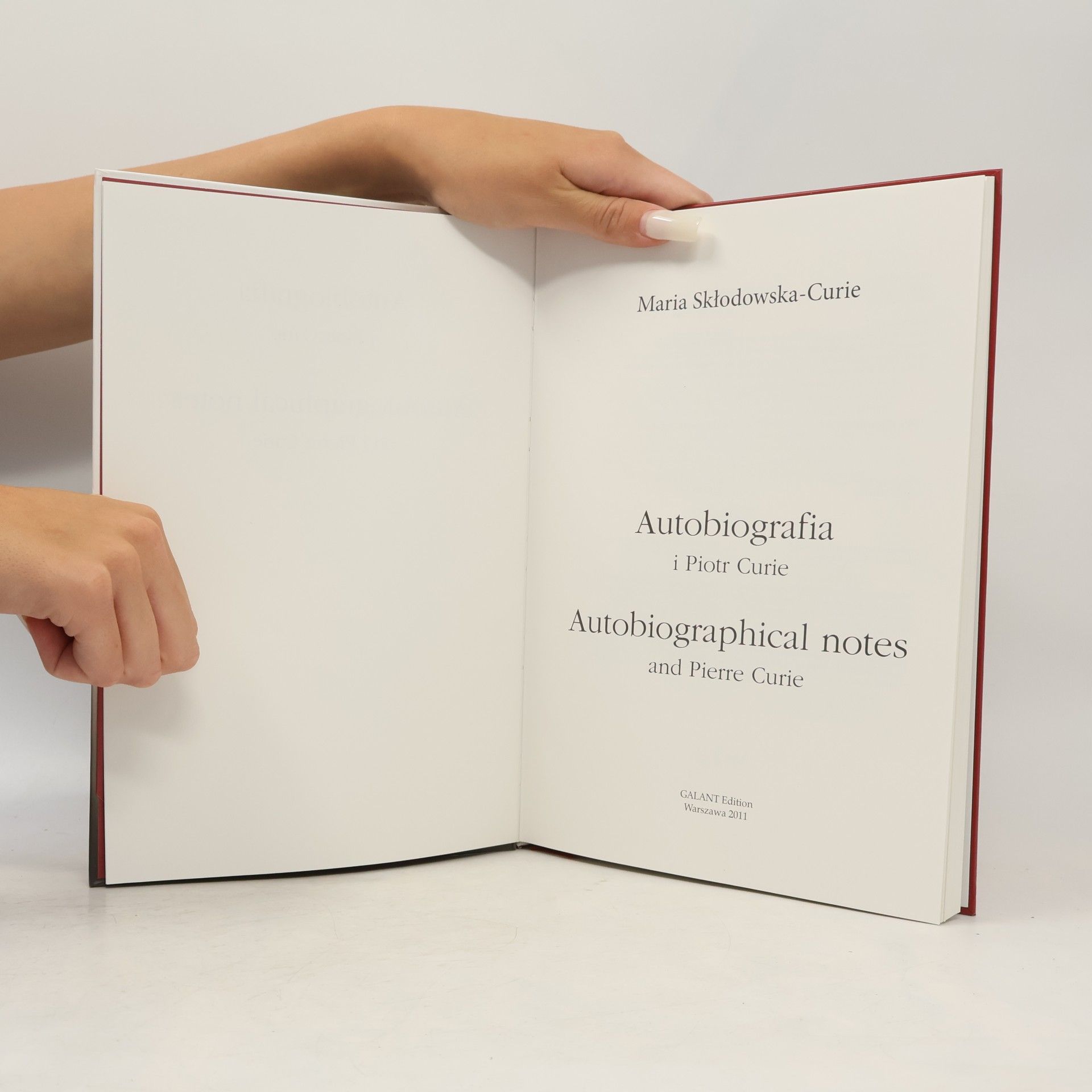 Maria Skłodowska-Curie Autobiografia i Piotr Curie