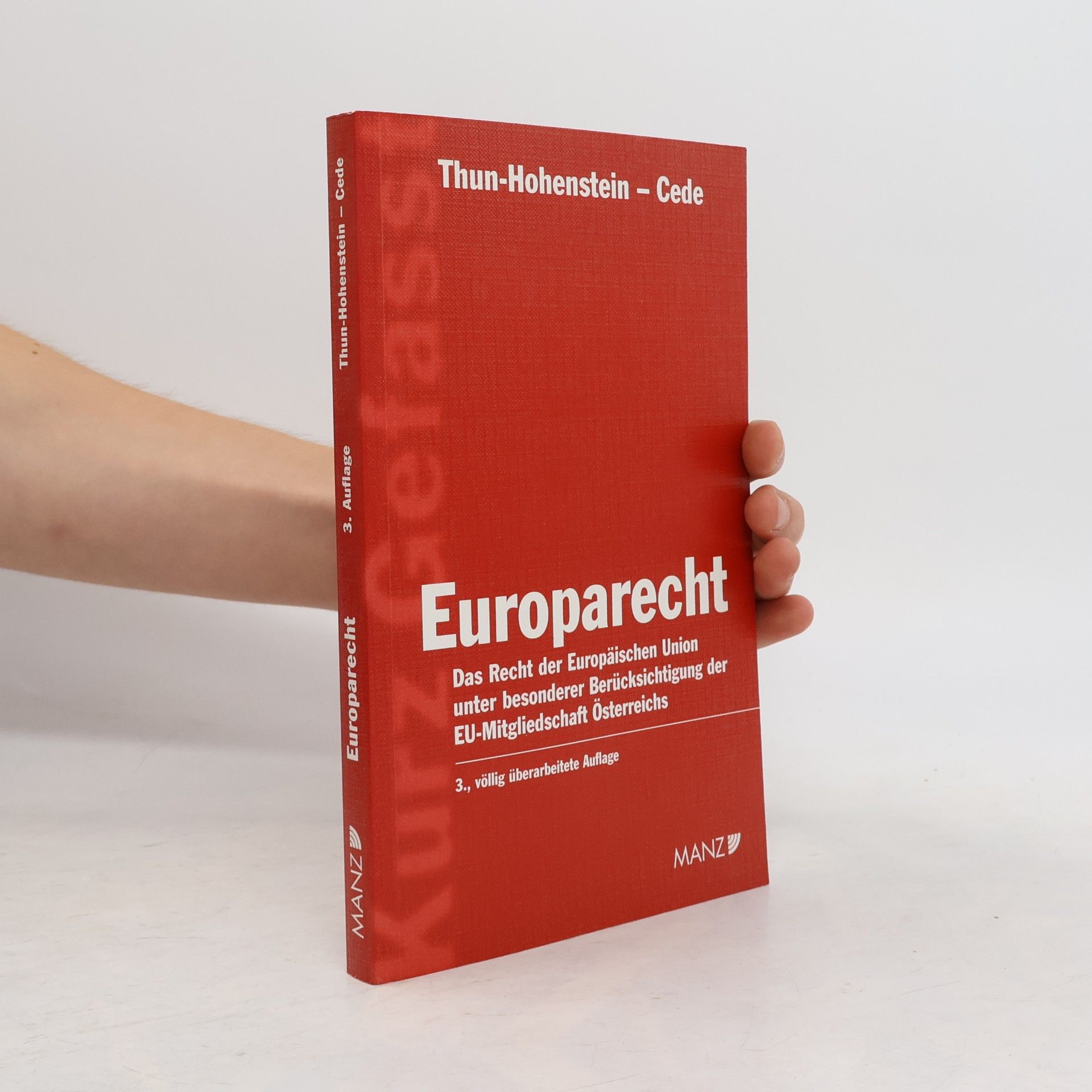 Christoph Thun-Hohenstein Europarecht
