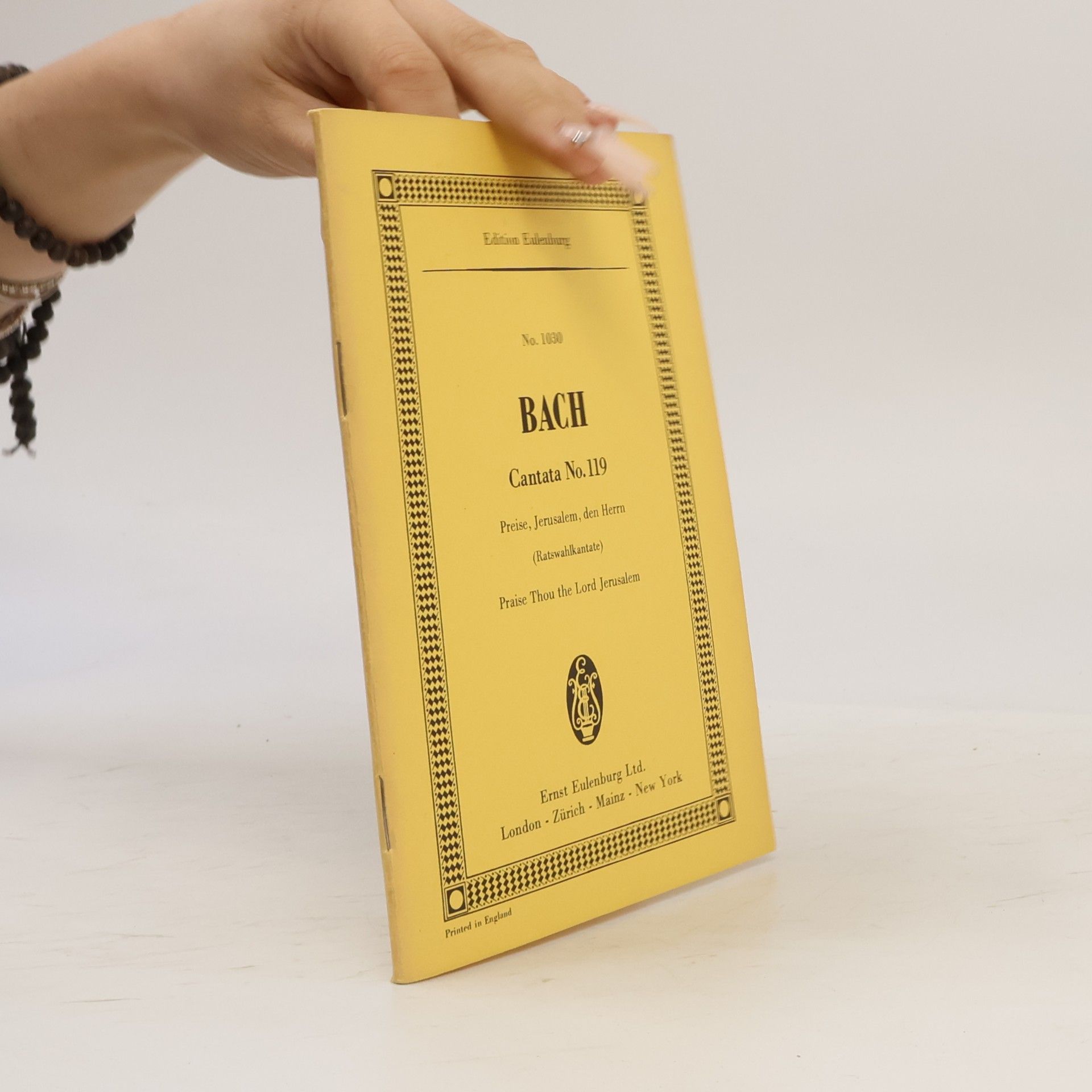 Autorenkollektiv Bach. Cantata No. 119