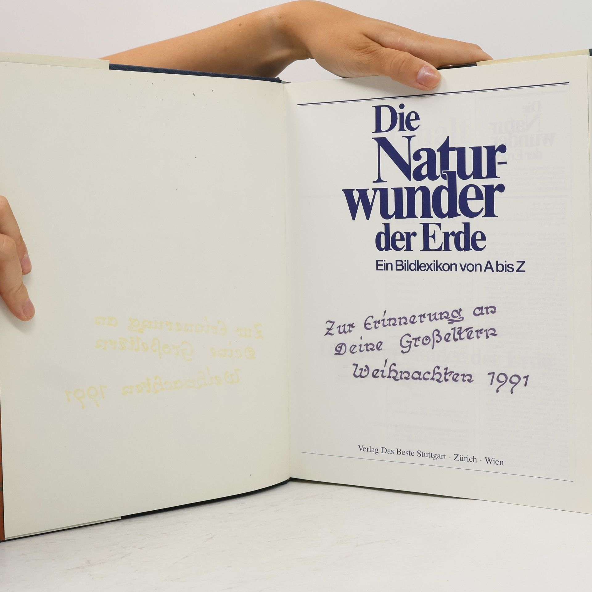 Collectif d'auteurs Die Naturwunder der Erde.Ein Bildlexikon von A bis Z