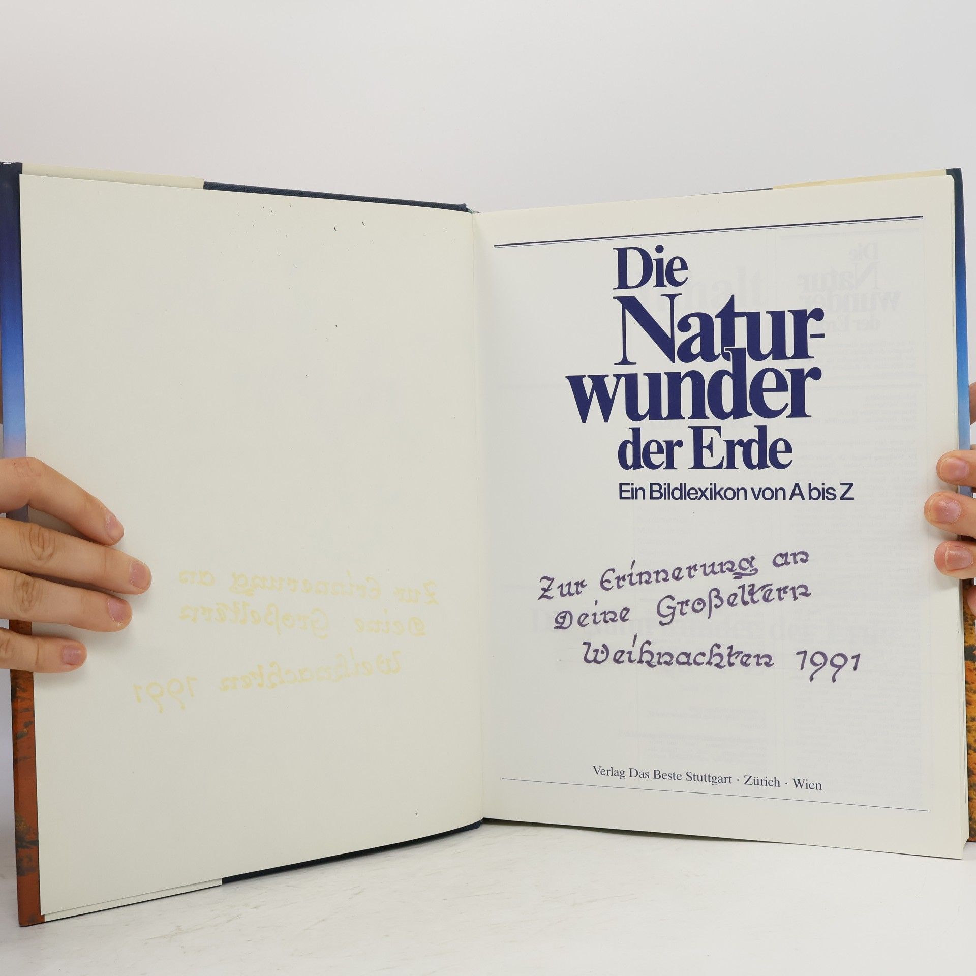 Collectif d'auteurs Die Naturwunder der Erde.Ein Bildlexikon von A bis Z