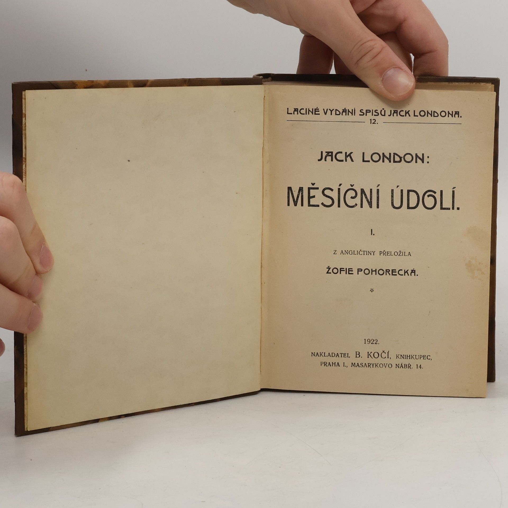 Jack London Měsíční údolí I.