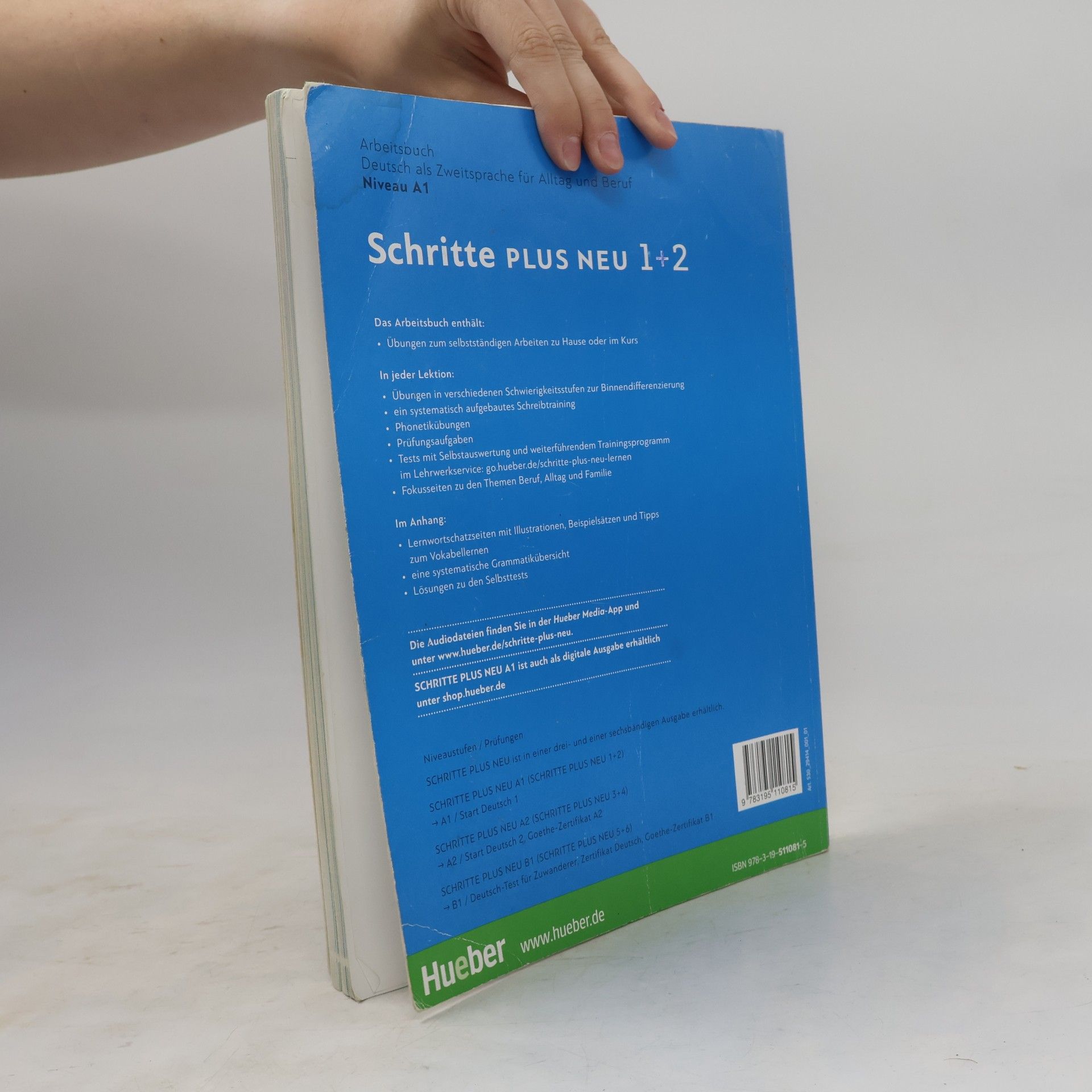 Monika Bovermann Schritte plus Neu 1+2. Arbeitsbuch mit Audios online