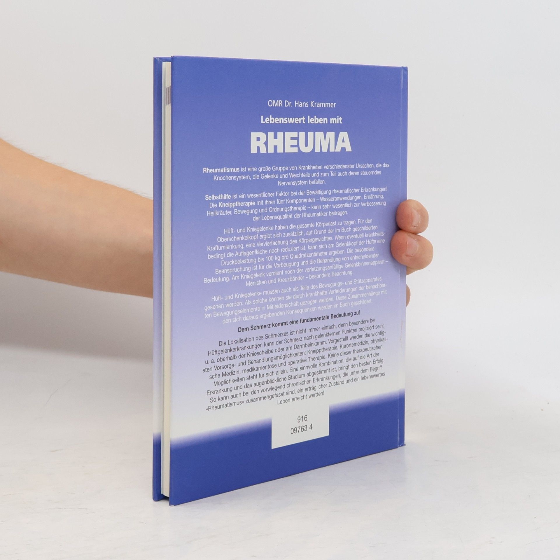 Hans Krammer Lebenswert leben mit Rheuma