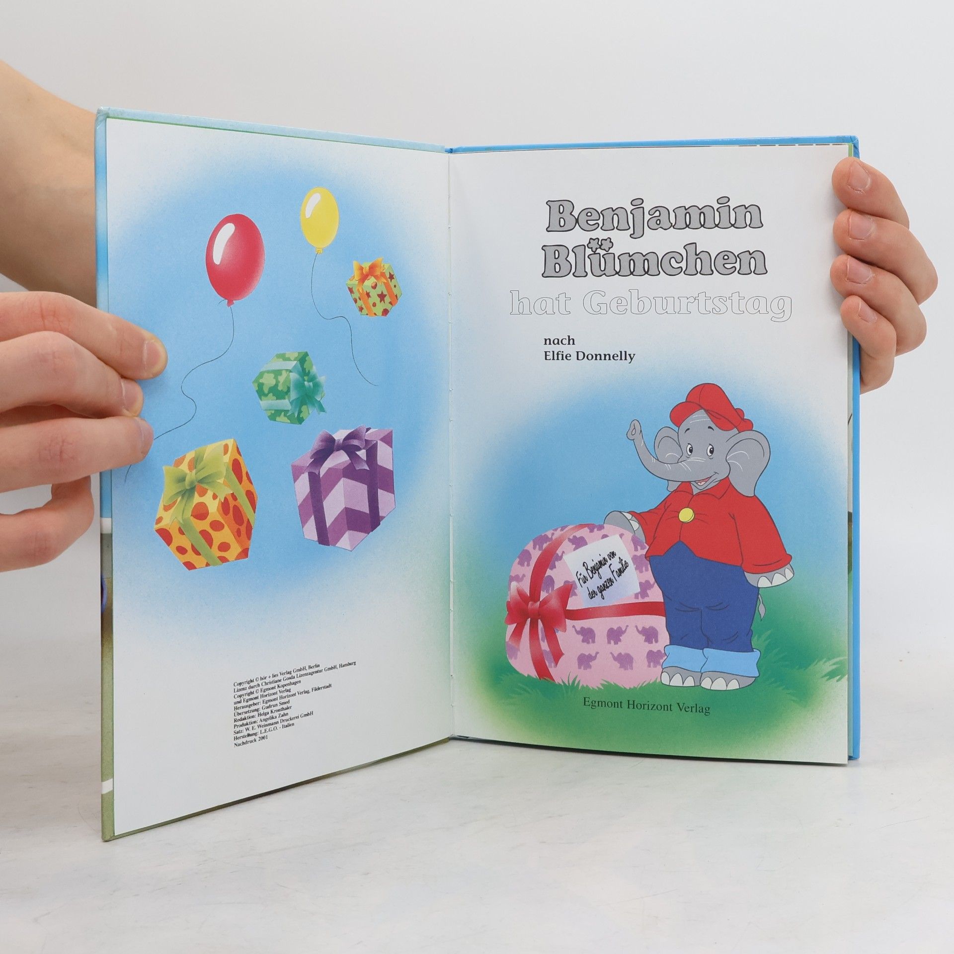 Elfie Donnelly Benjamin Blümchen hat Geburtstag
