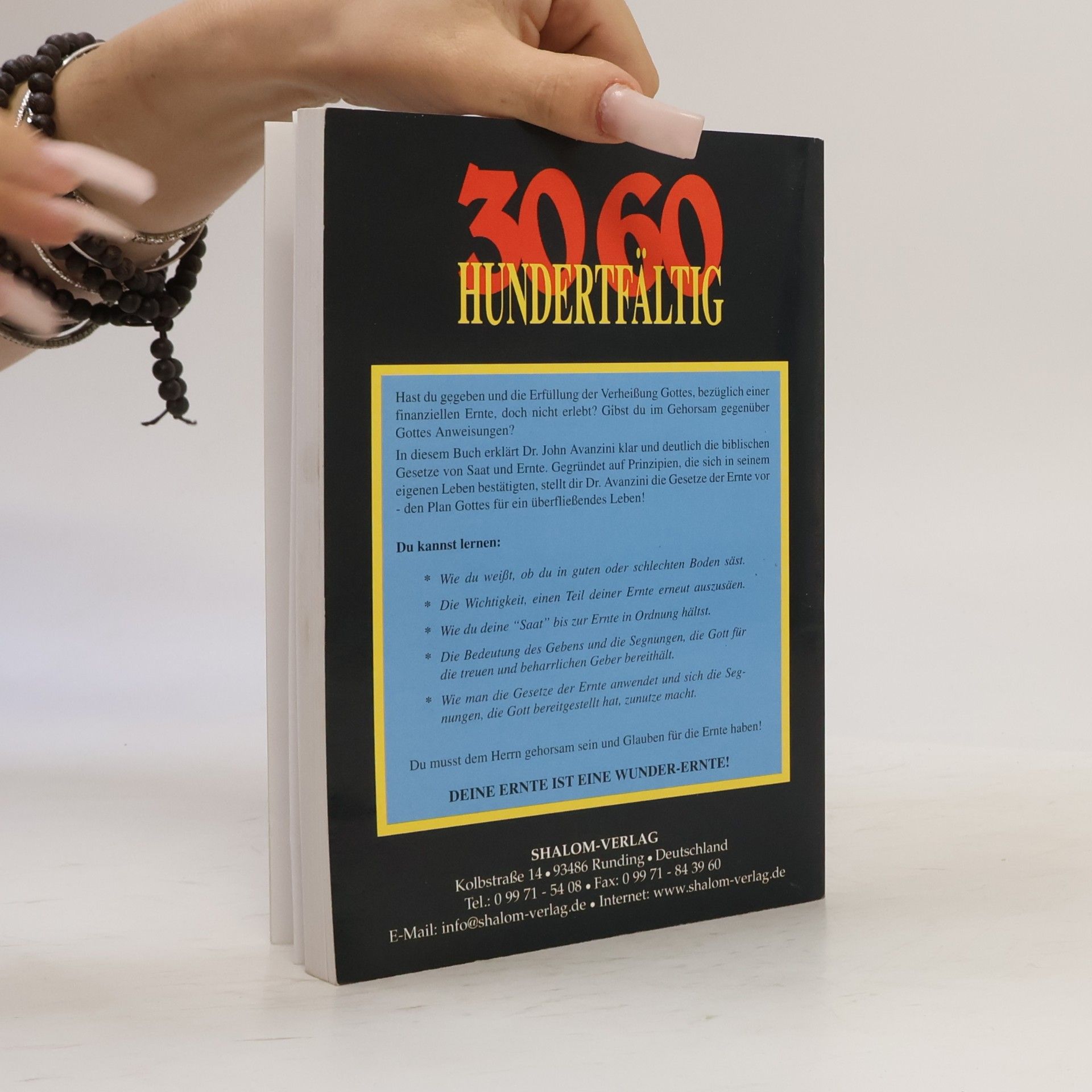 John Avanzini 30 60 Hundertfältig