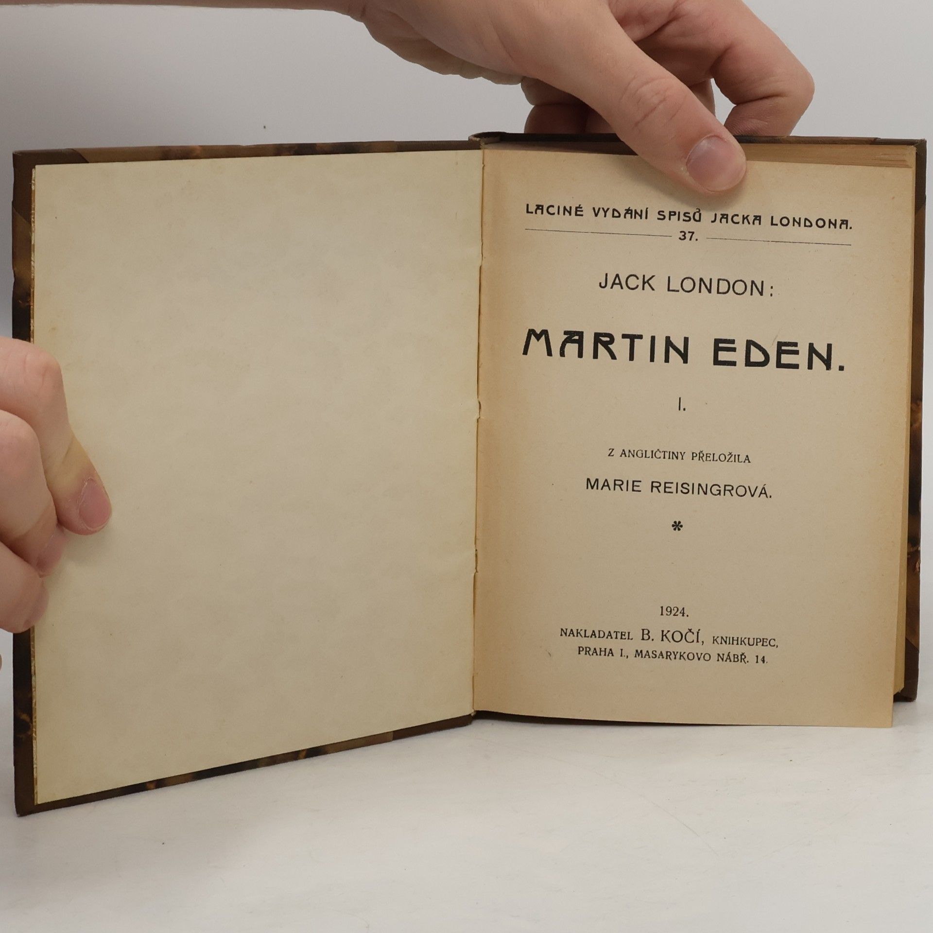 Jack London Martin Eden I.