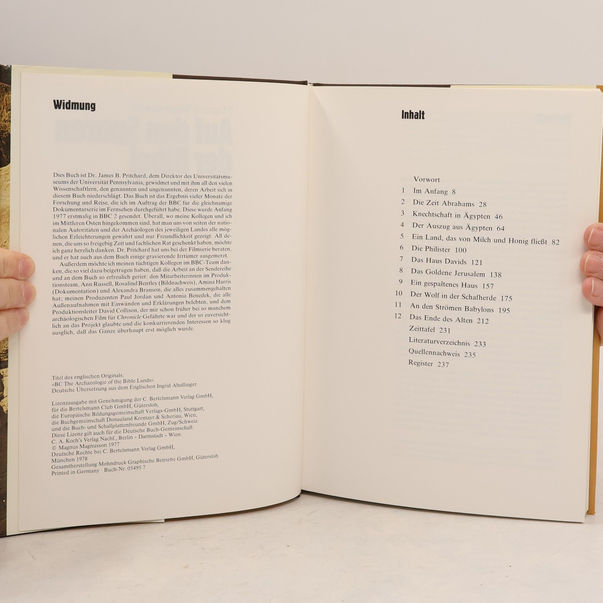 Magnus Magnusson Auf den Spuren der Bibel