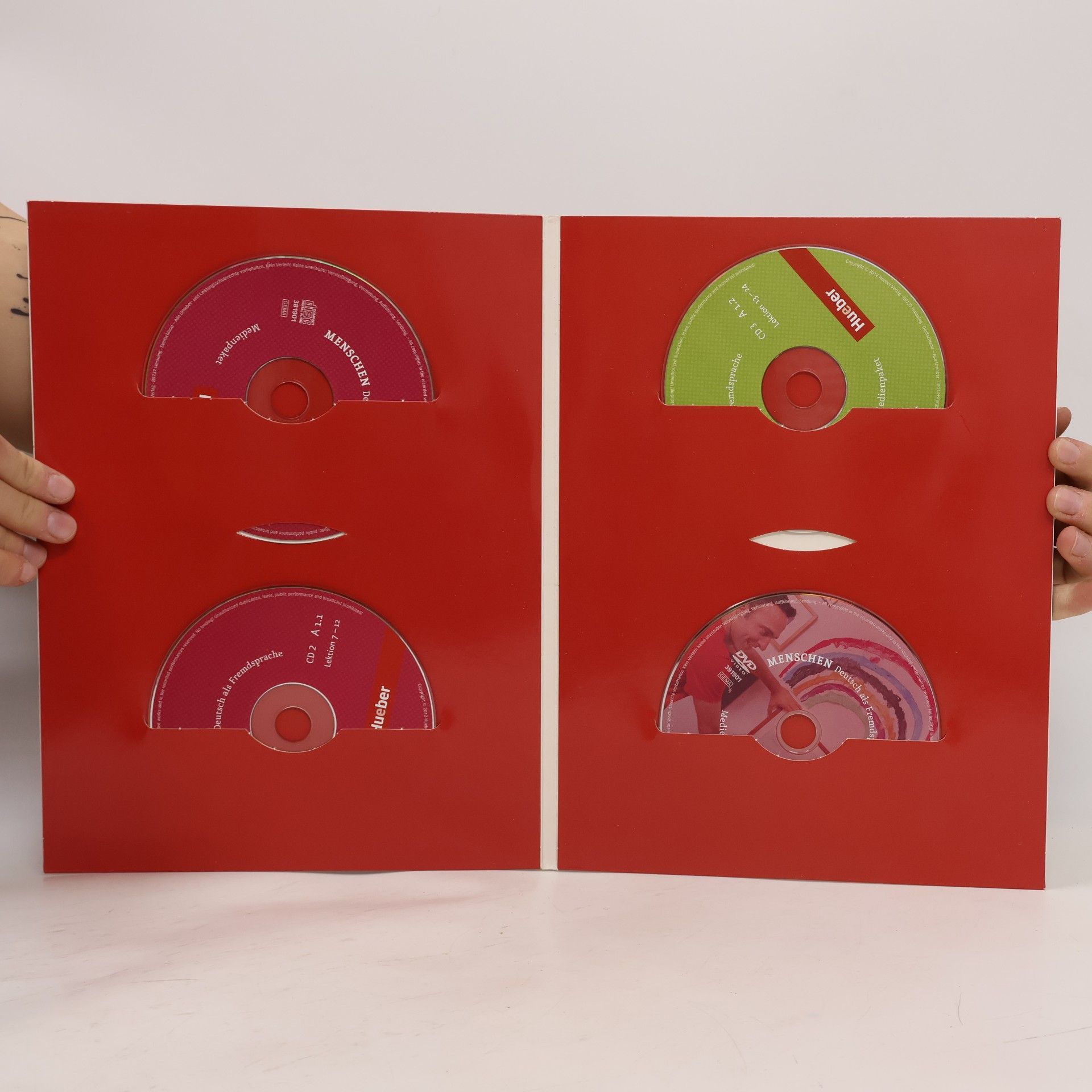 Sandra Evans Menschen A1 (A1/1+A1/2) Medienpaket CDs und DVD zum Kursbuch