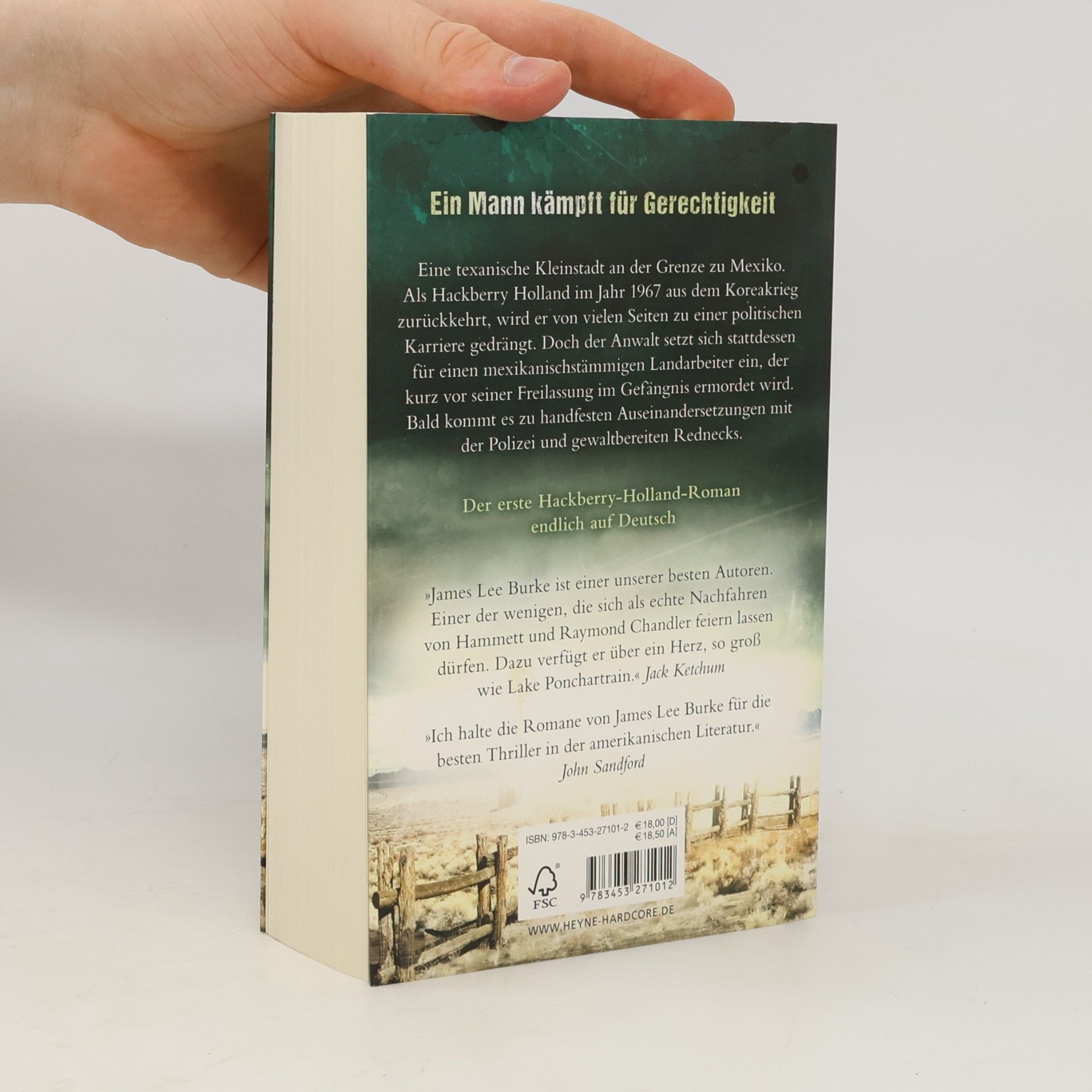James Lee Burke Zeit der Ernte
