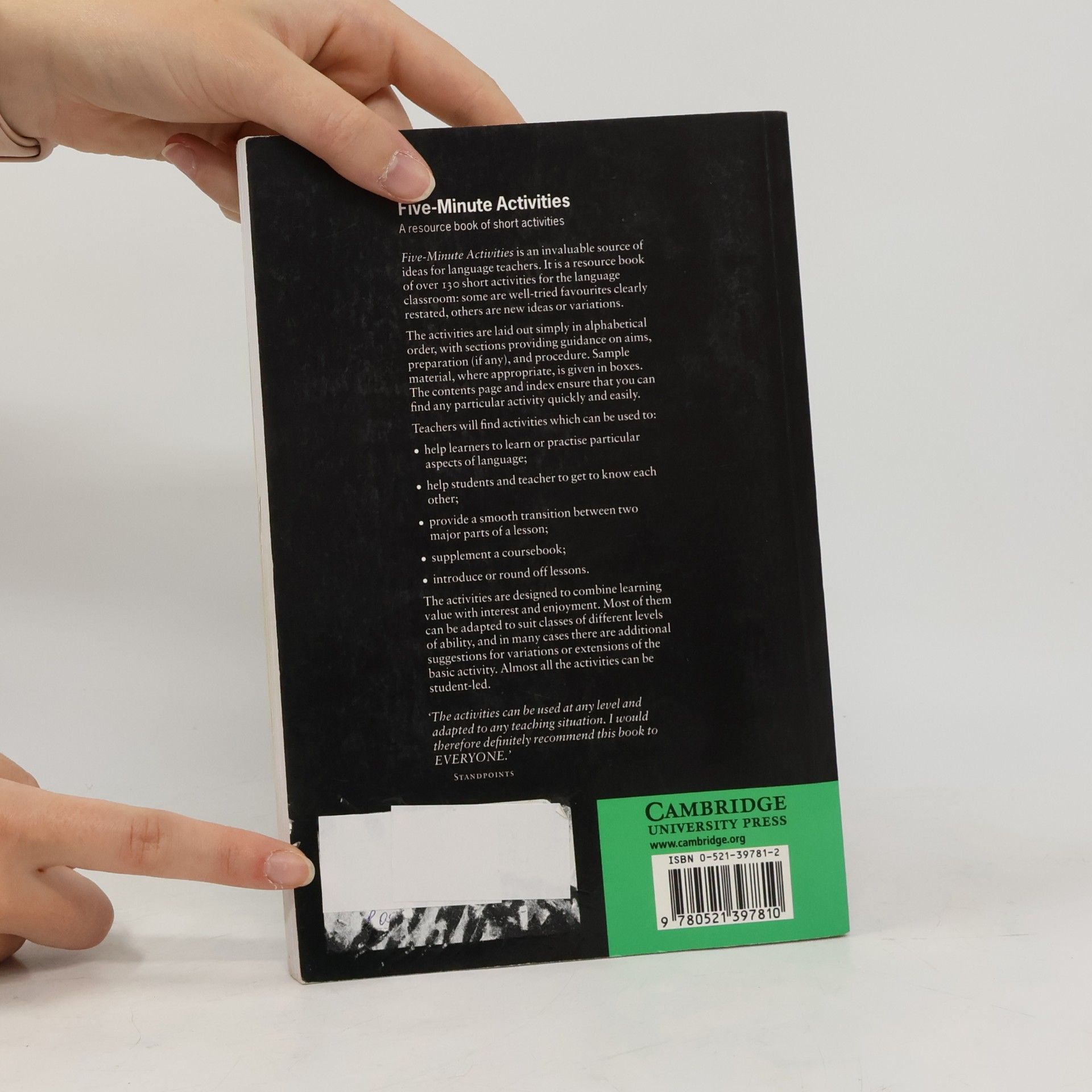 Penny Ur Five-minute activities. A resource book of short activities