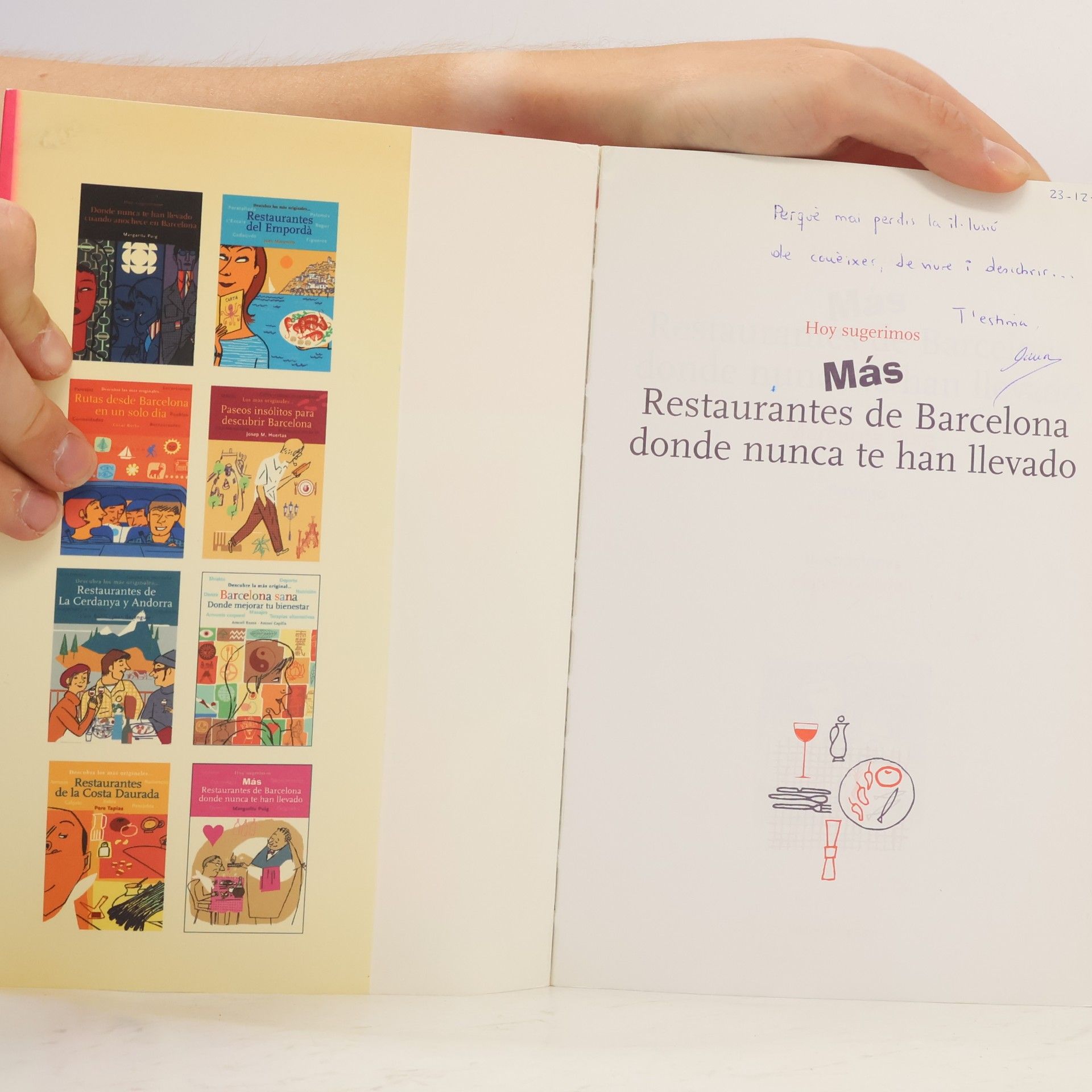 Margarita Puig Más restaurantes de Barcelona donde nunca te han llevado