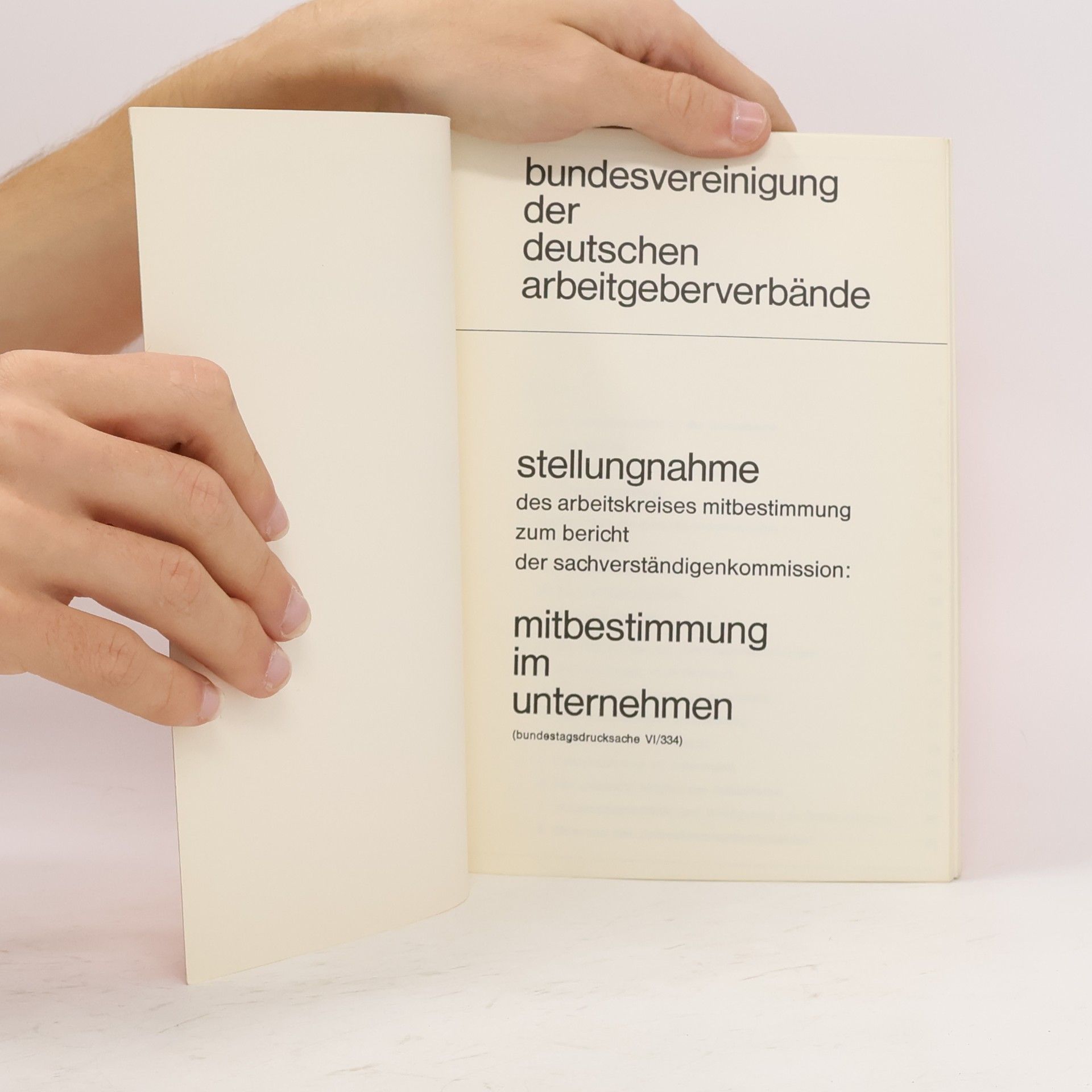 kolektiv Stellungnahme des Arbeitskreises Mitbestimmung zum Bericht der Sachverständigenkommission