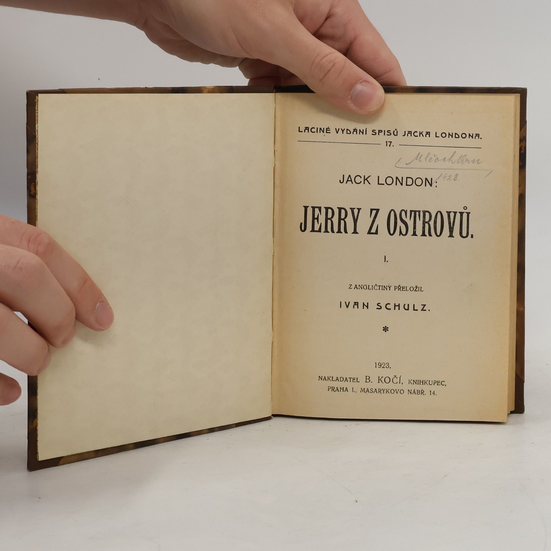 Jack London Jerry z ostrovu. Díl I.