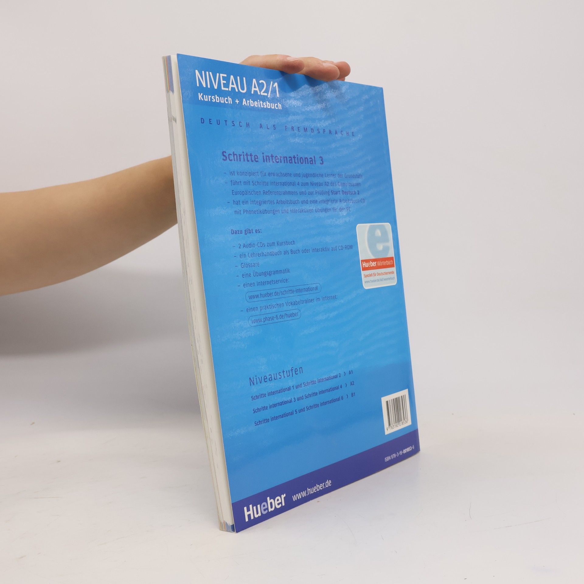 Silke Hilpert Schritte 3 international : deutsch als fremdsprache : kursbuch + arbeitsbuch. Niveau A2