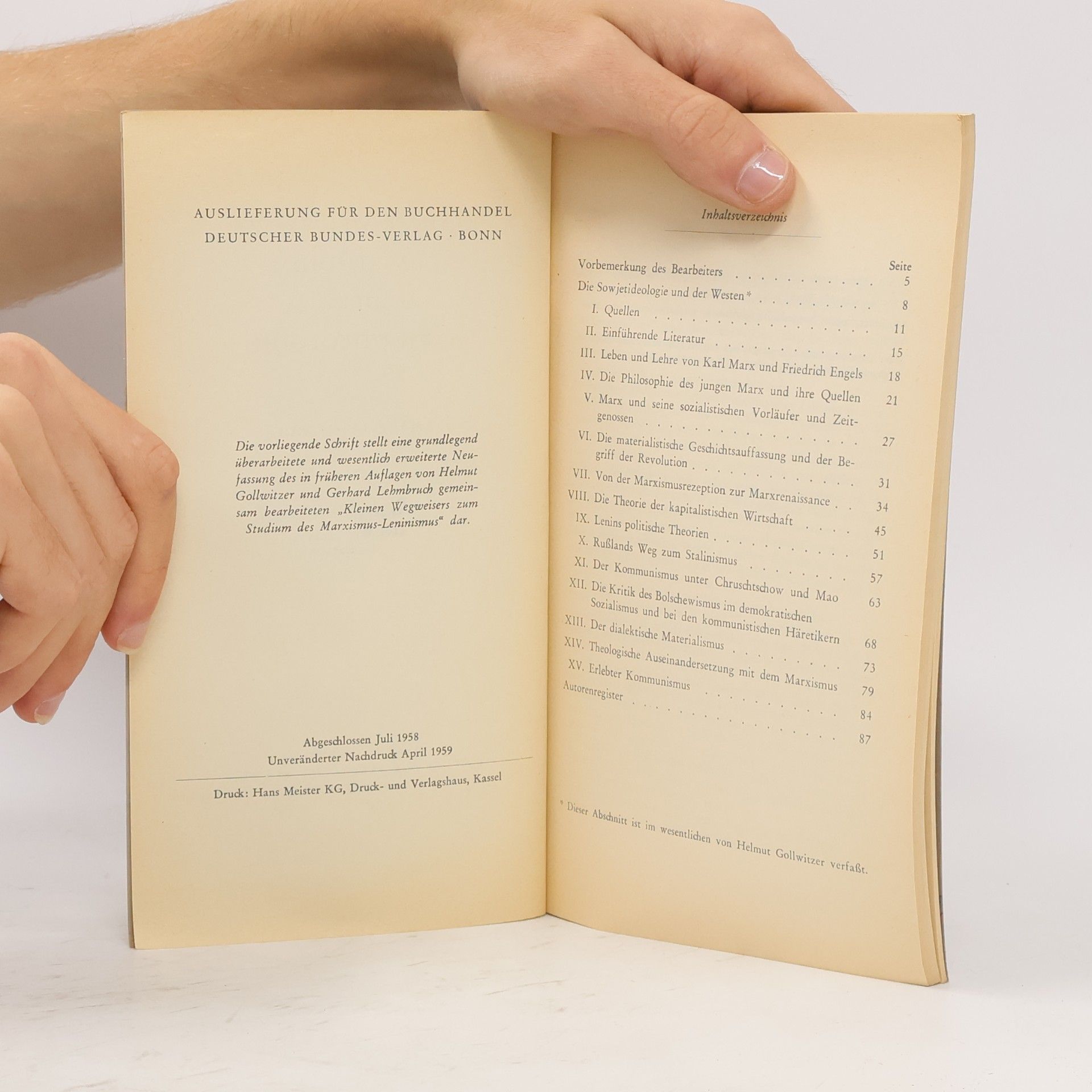 Gerhard Lehmbruch Kleiner Wegweiser zum Studium der Sowjetideologie
