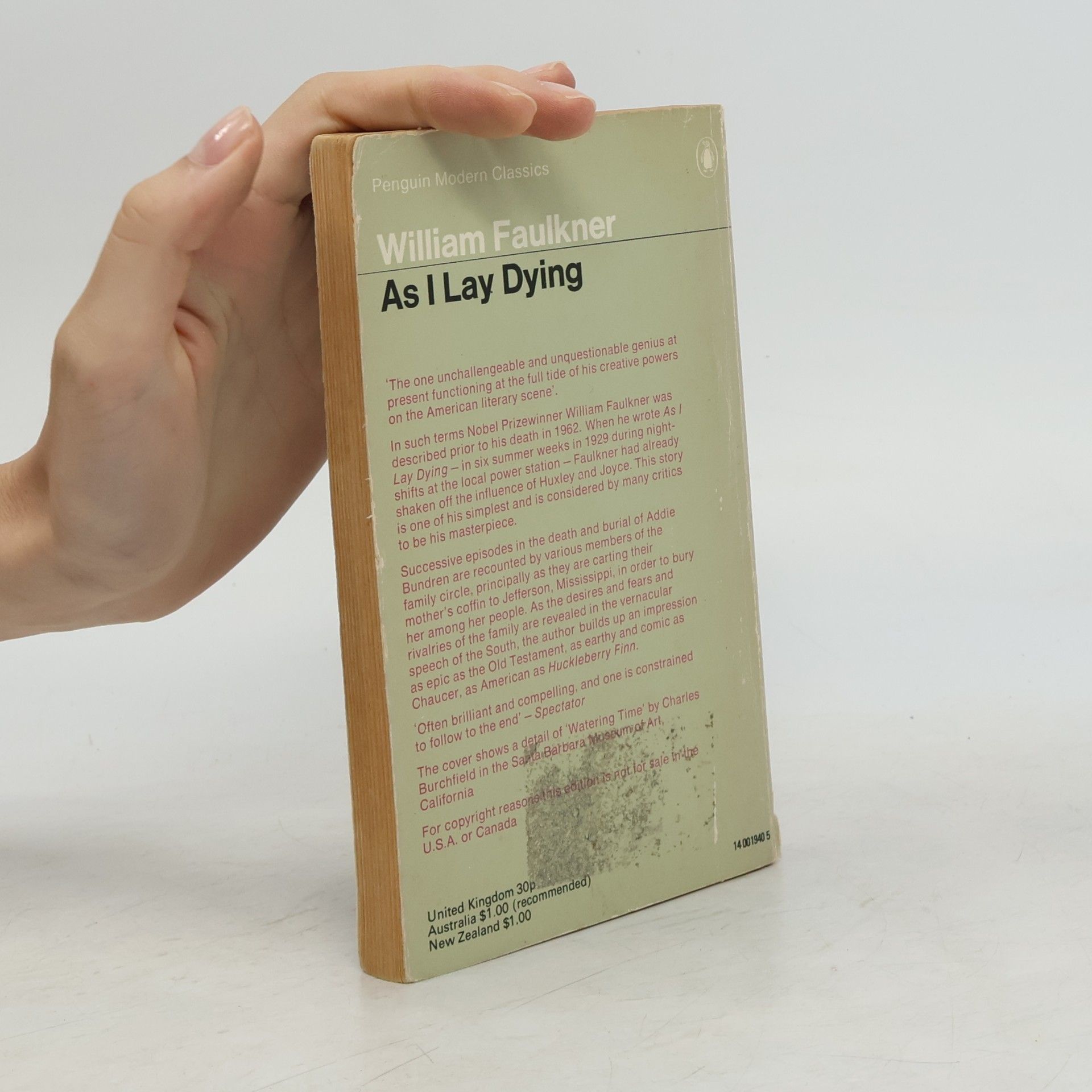 William Faulkner As I Lay Dying