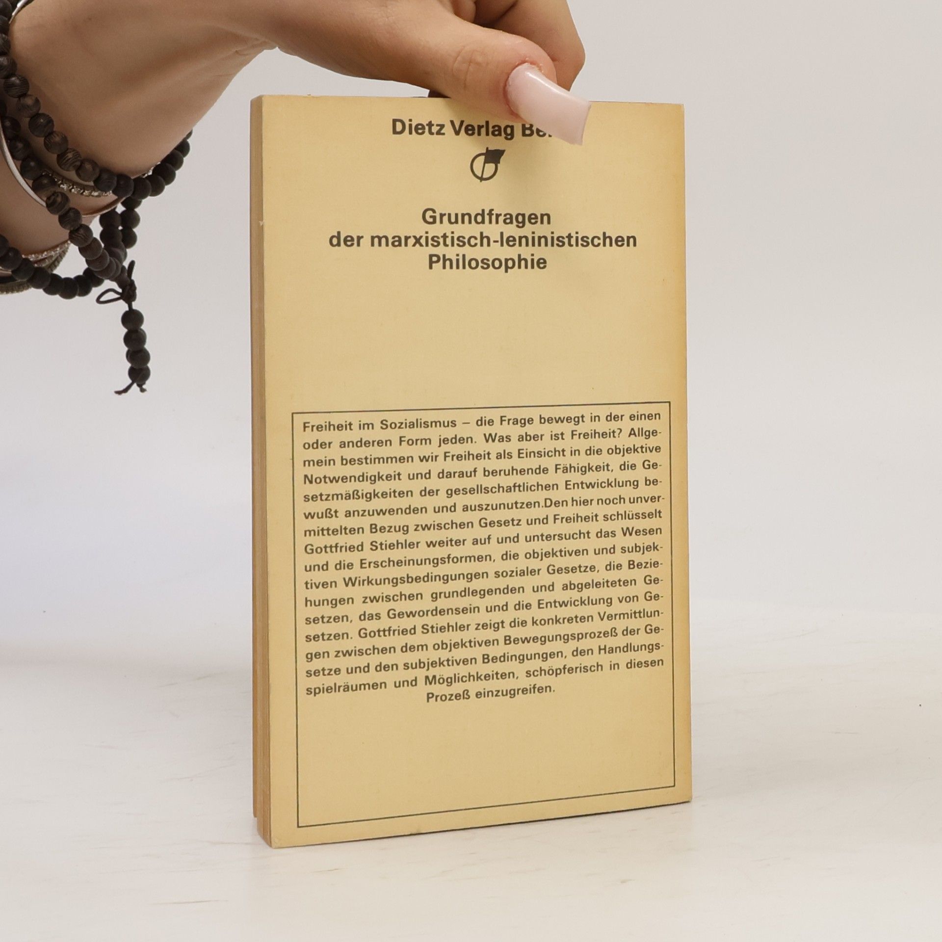 Gottfried Stiehler Worauf unsere Freiheit beruht