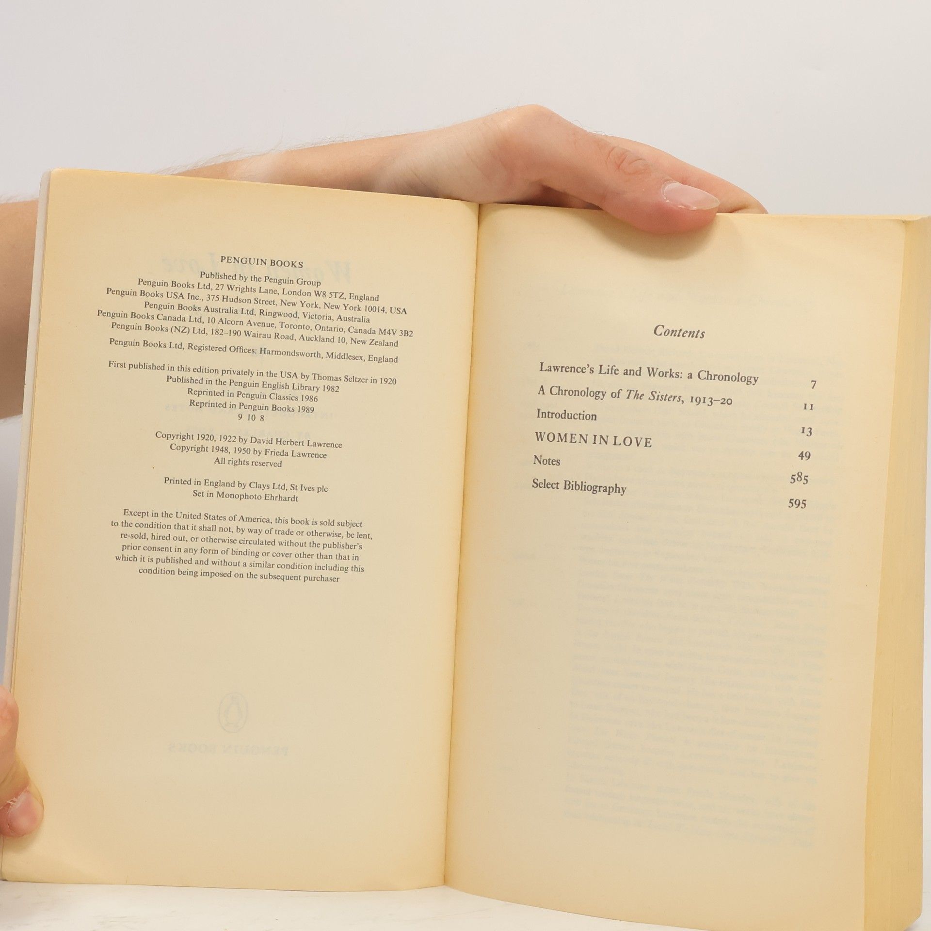 D. H. Lawrence Twentieth Century Classics: Women in Love