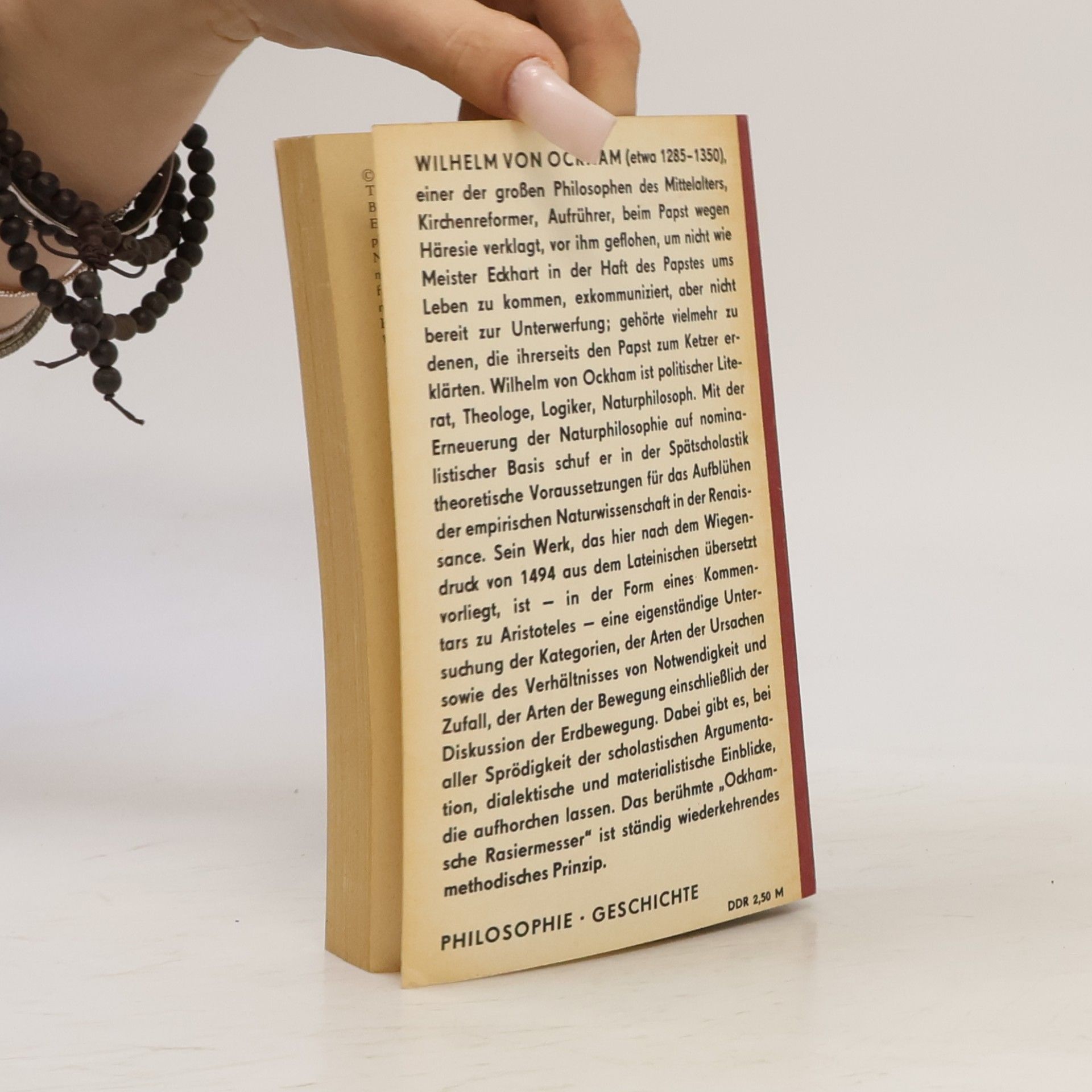 Wilhelm von Ockham Kurze Zusammenfassung zu Aristoteles' Büchern über Naturphilosophie