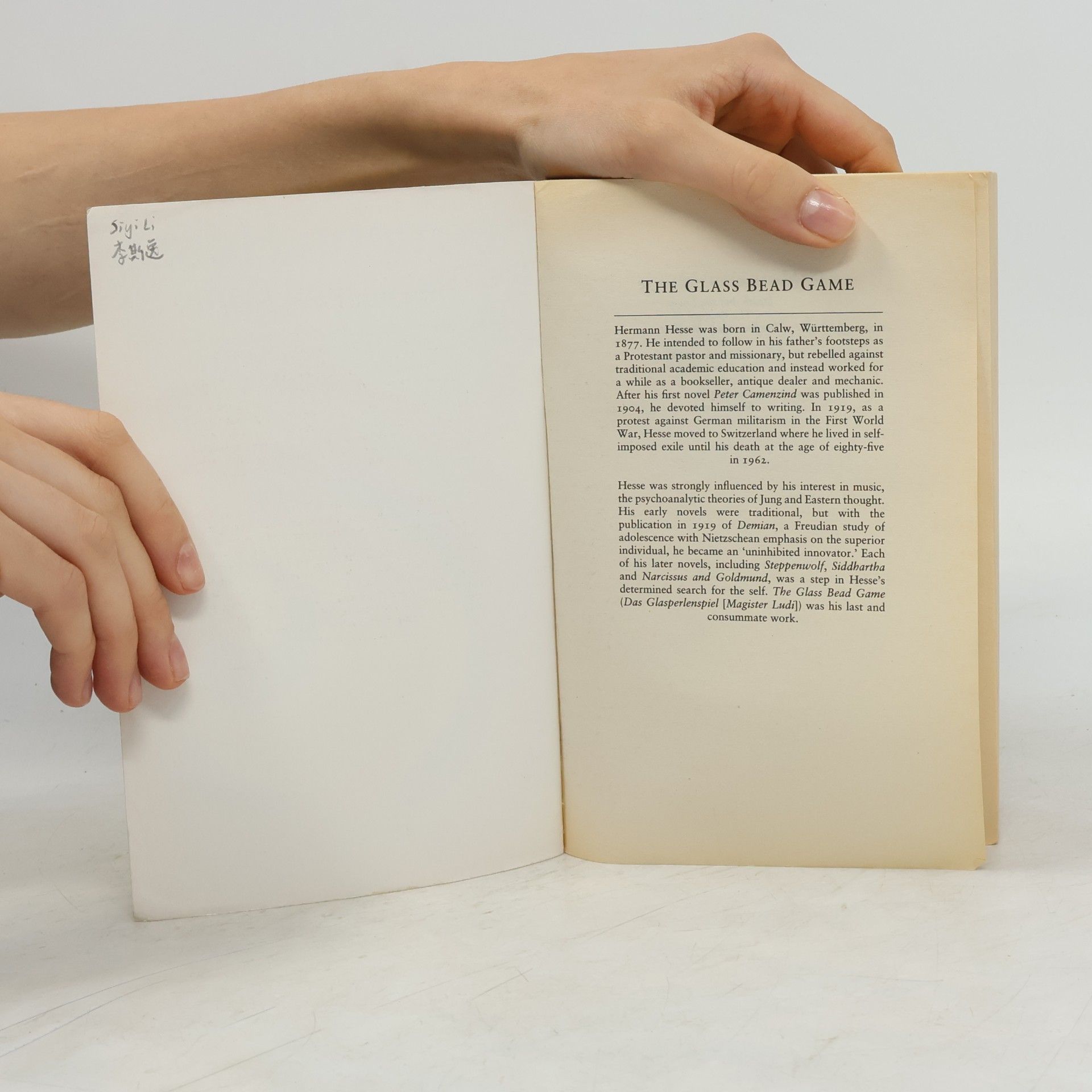Hermann Hesse The Glass Bead Game