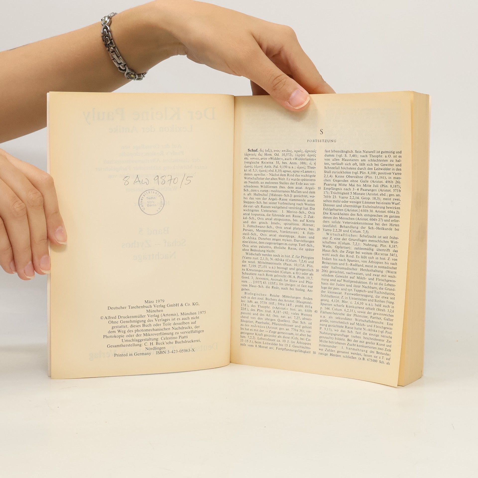 Collectif d'auteurs Der Kleine Pauly. Lexikon der Antike in fünf Bänden. 5