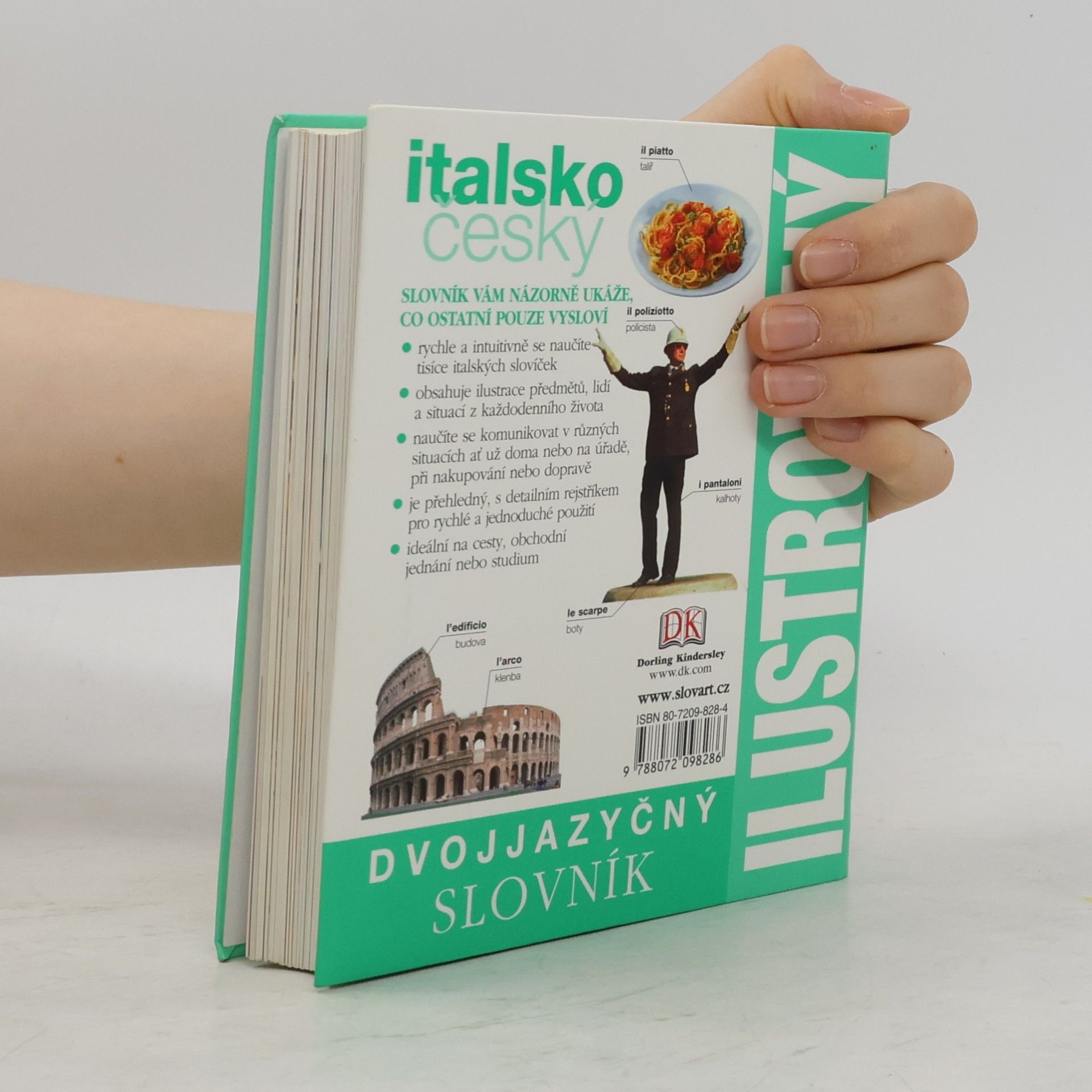 Autores varios Italskočeský dvojjazyčný ilustrovaný slovník