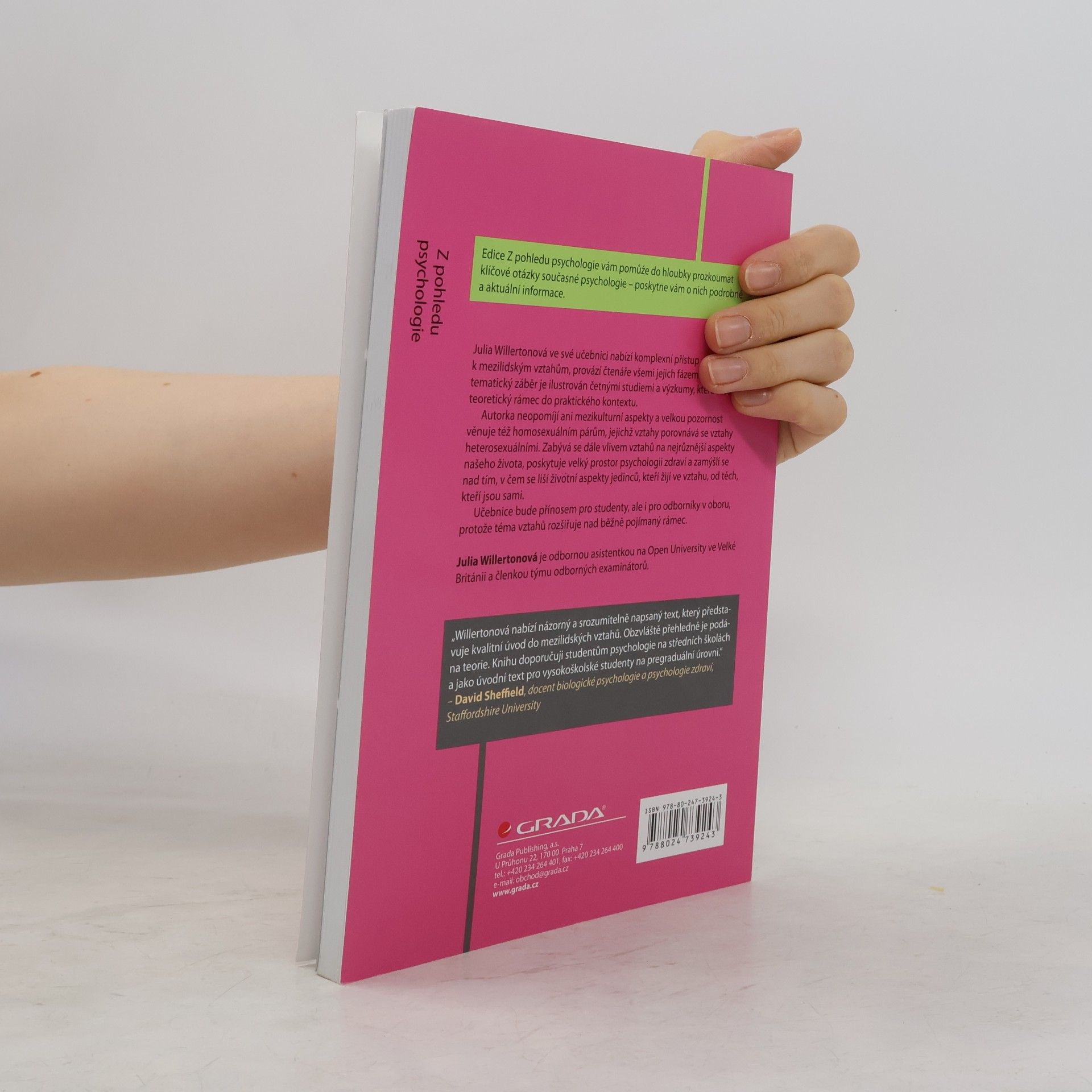 Julia Willerton Psychologie mezilidských vztahů