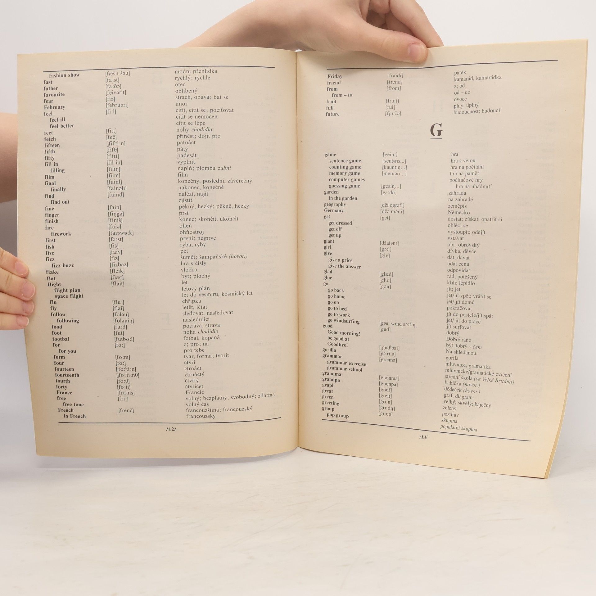 Eva Vacková Anglicko-český a česko-anglický slovníček k učebnici Project English 1