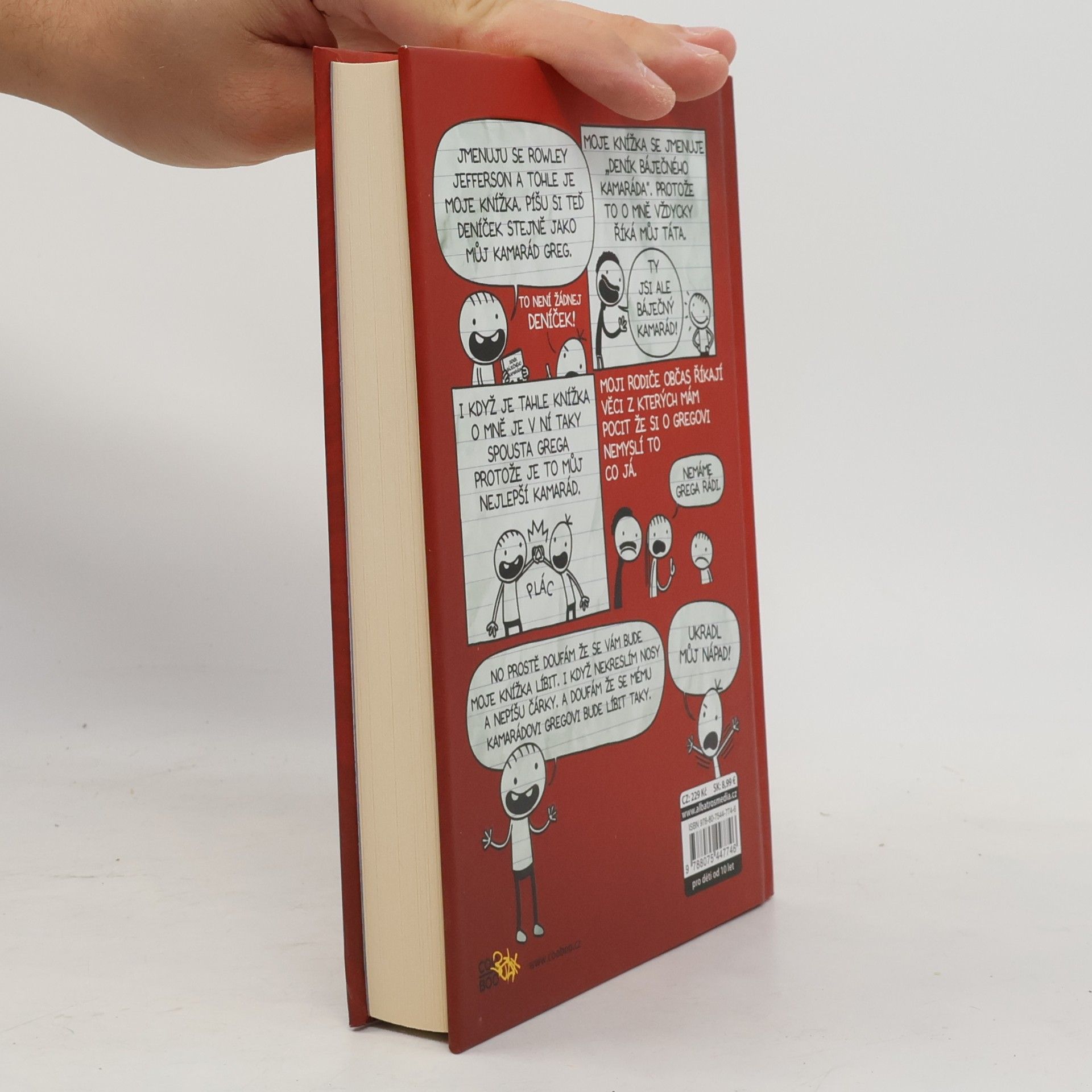 Jeff Kinney Deník báječného kamaráda. Píše Rowley Jefferson