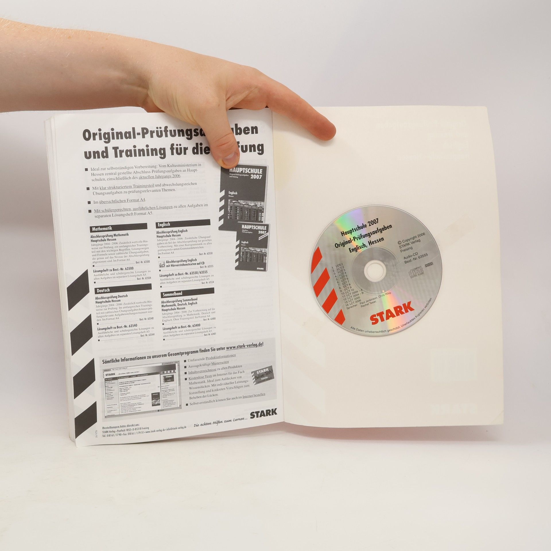 Menzel, Katharina Abschluss-Prüfungsaufgaben Hauptschule Hessen / Englisch mit MP3-CD 2012: Mit den Original-Prüfungsaufgaben Jahrgänge 2006-2011 und Training. Ohne Lösungen.